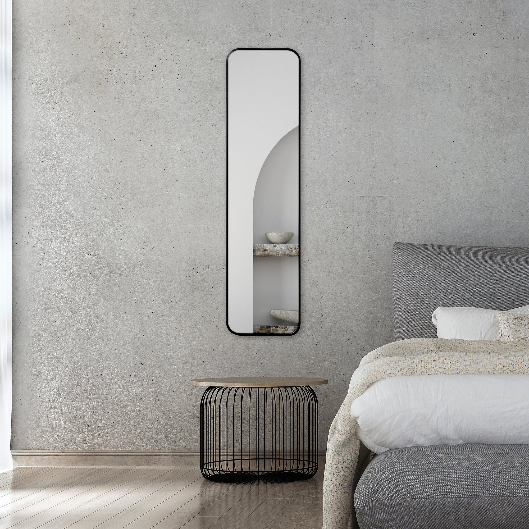 Elle 120Cm Rectangle Leaning Wall Mirror Mirrors