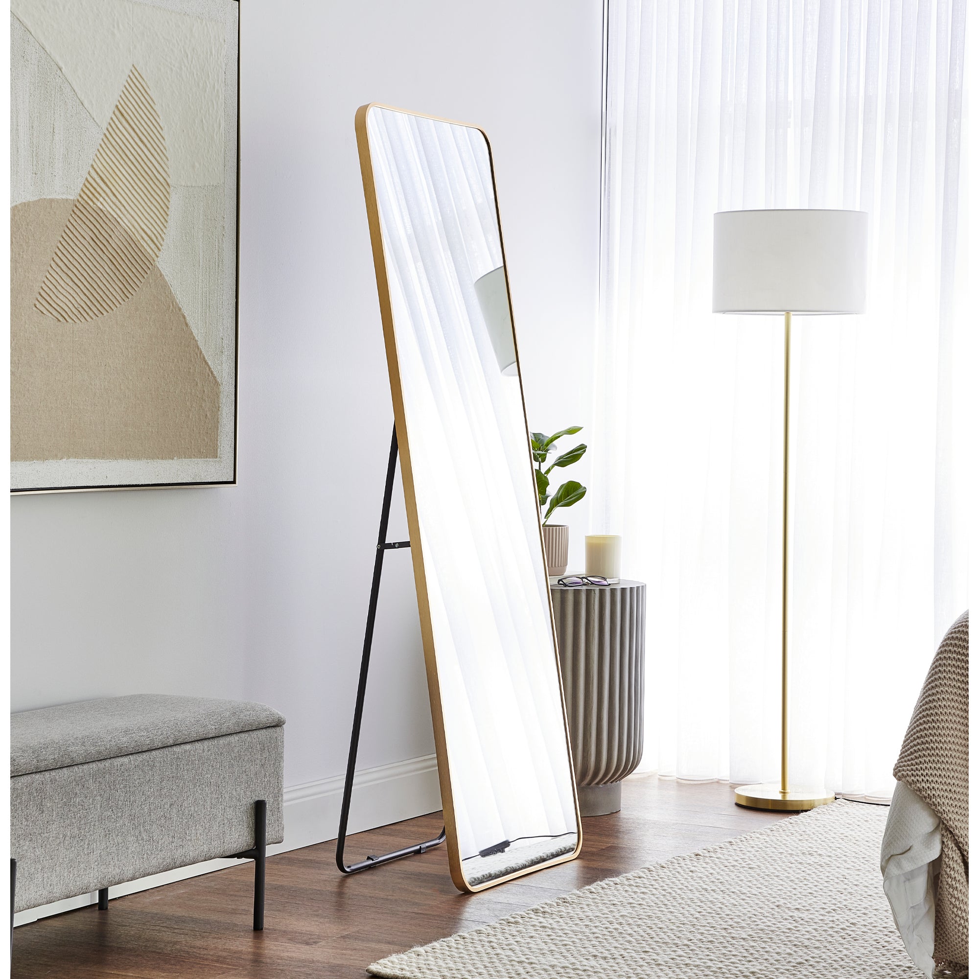 Elle 165Cm Standing Full Length Rectangle Mirror Mirrors