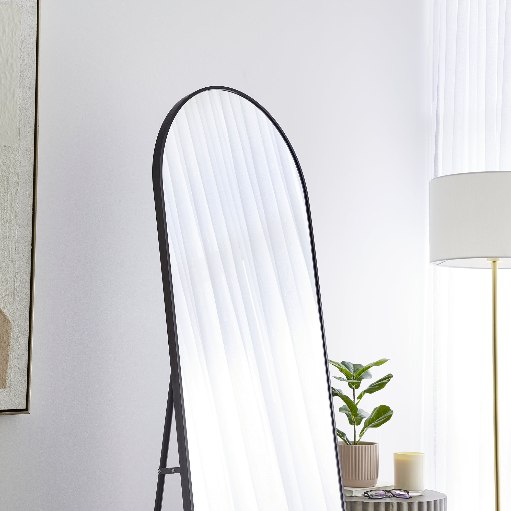 Cindy 165Cm Arched Standing Full Length Mirror Mirrors