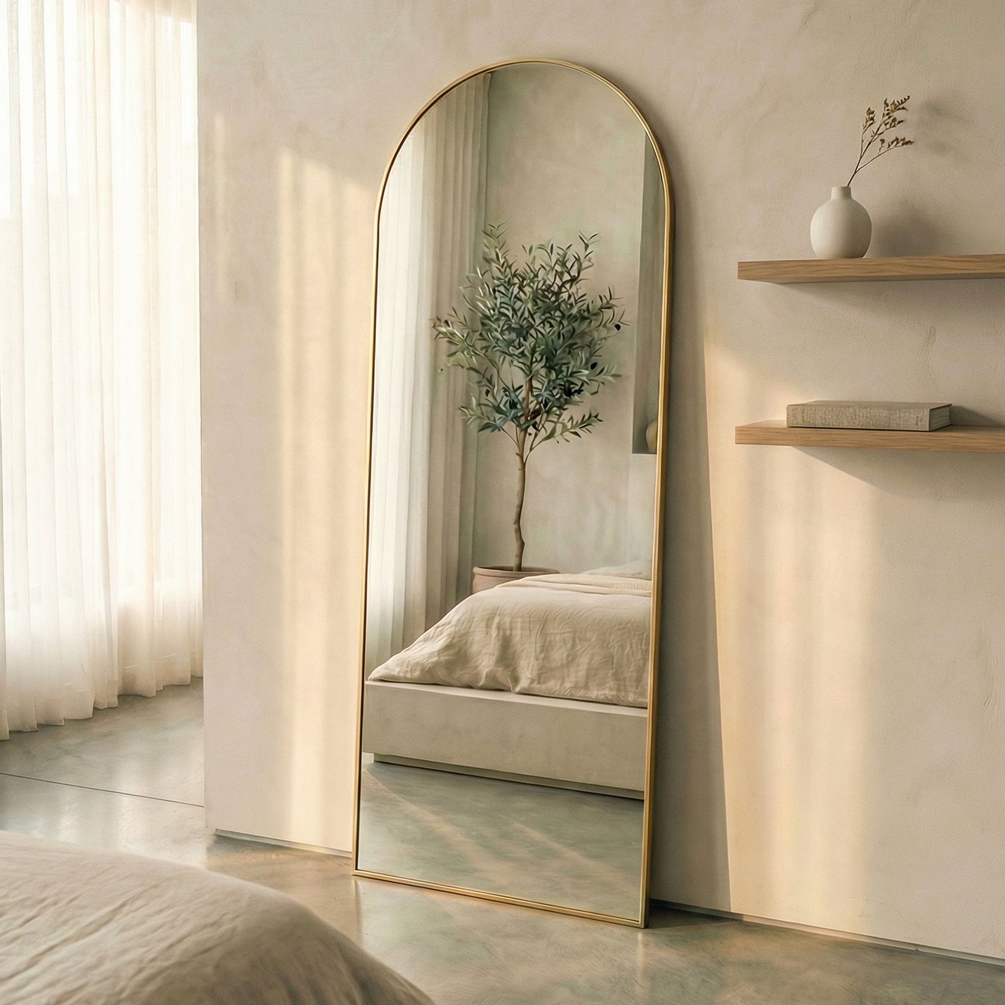 furniture, mirror, and home decor