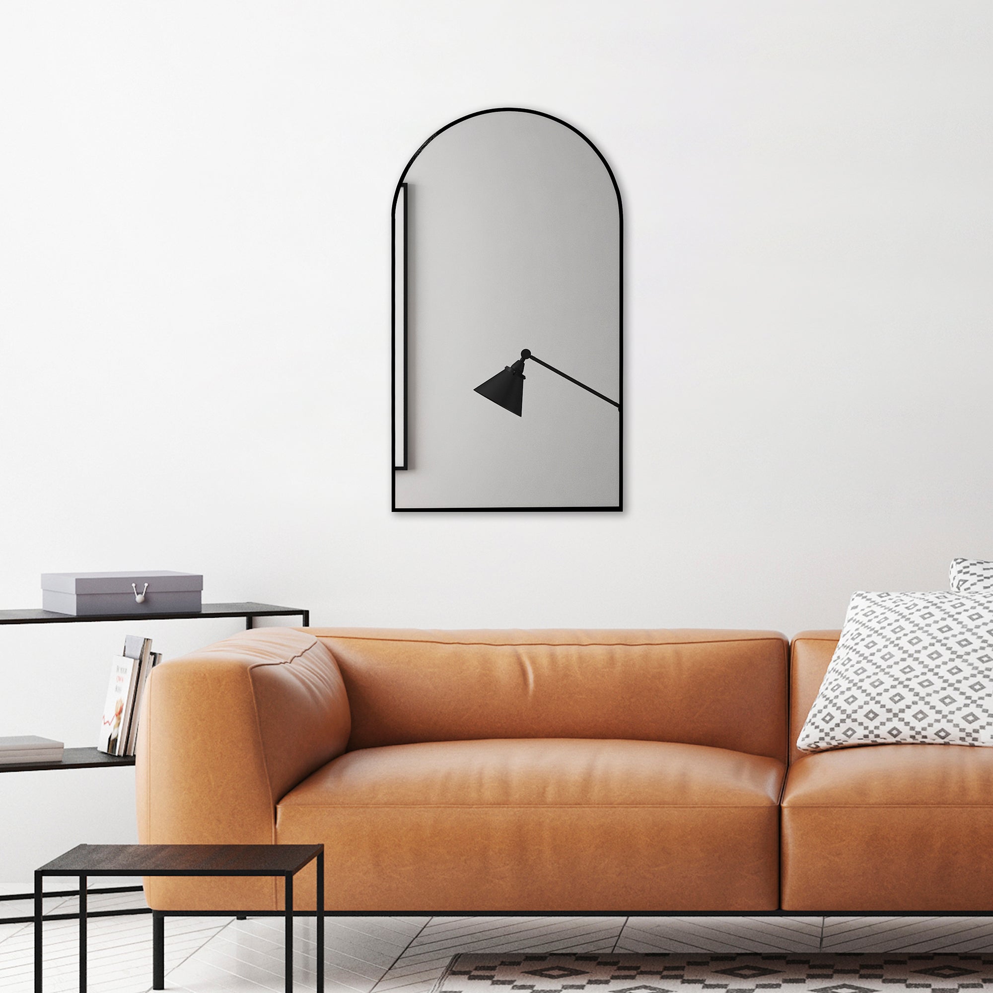 Naomi 80cm Arched Wall Mirror