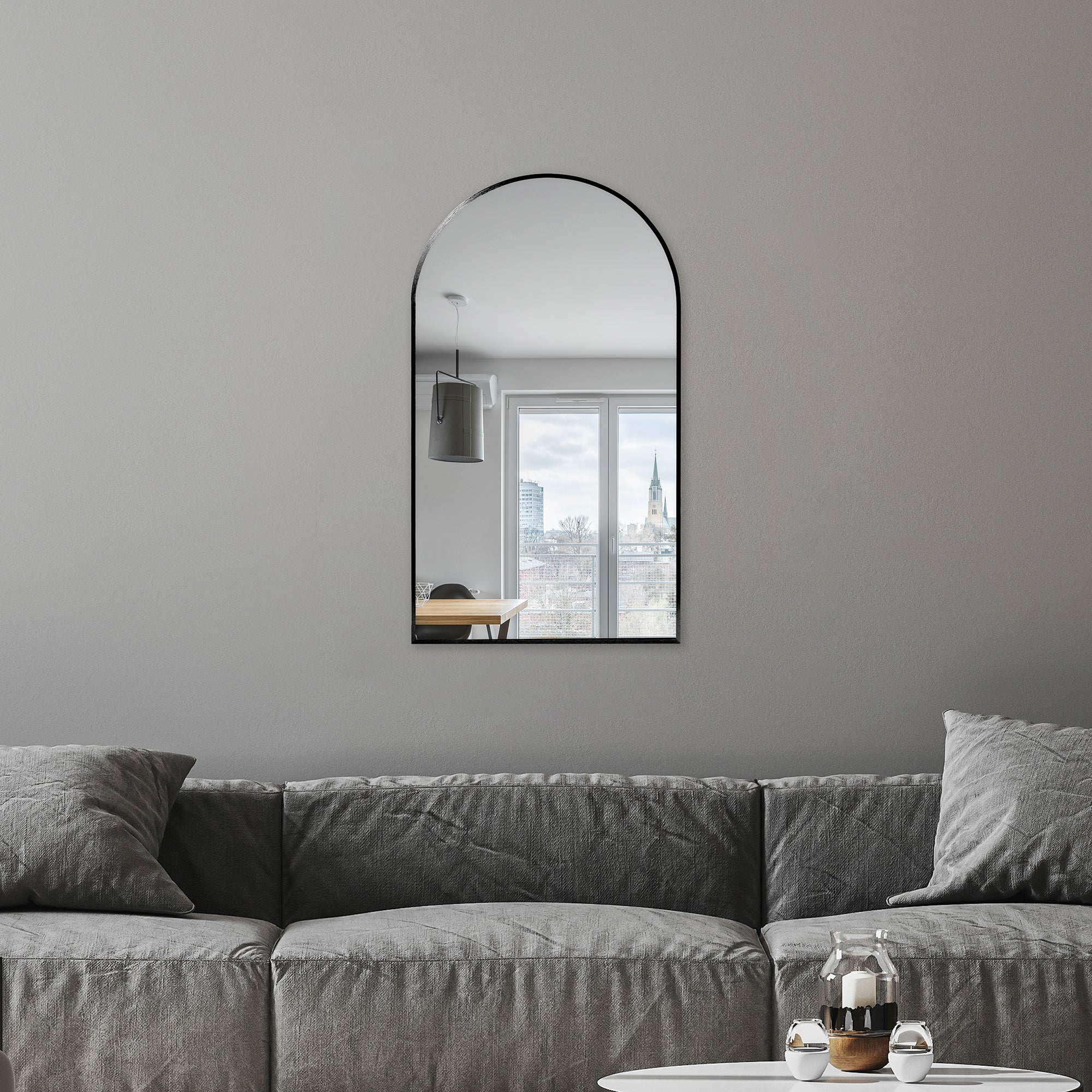 Naomi 80Cm Arched Wall Mirror Mirrors