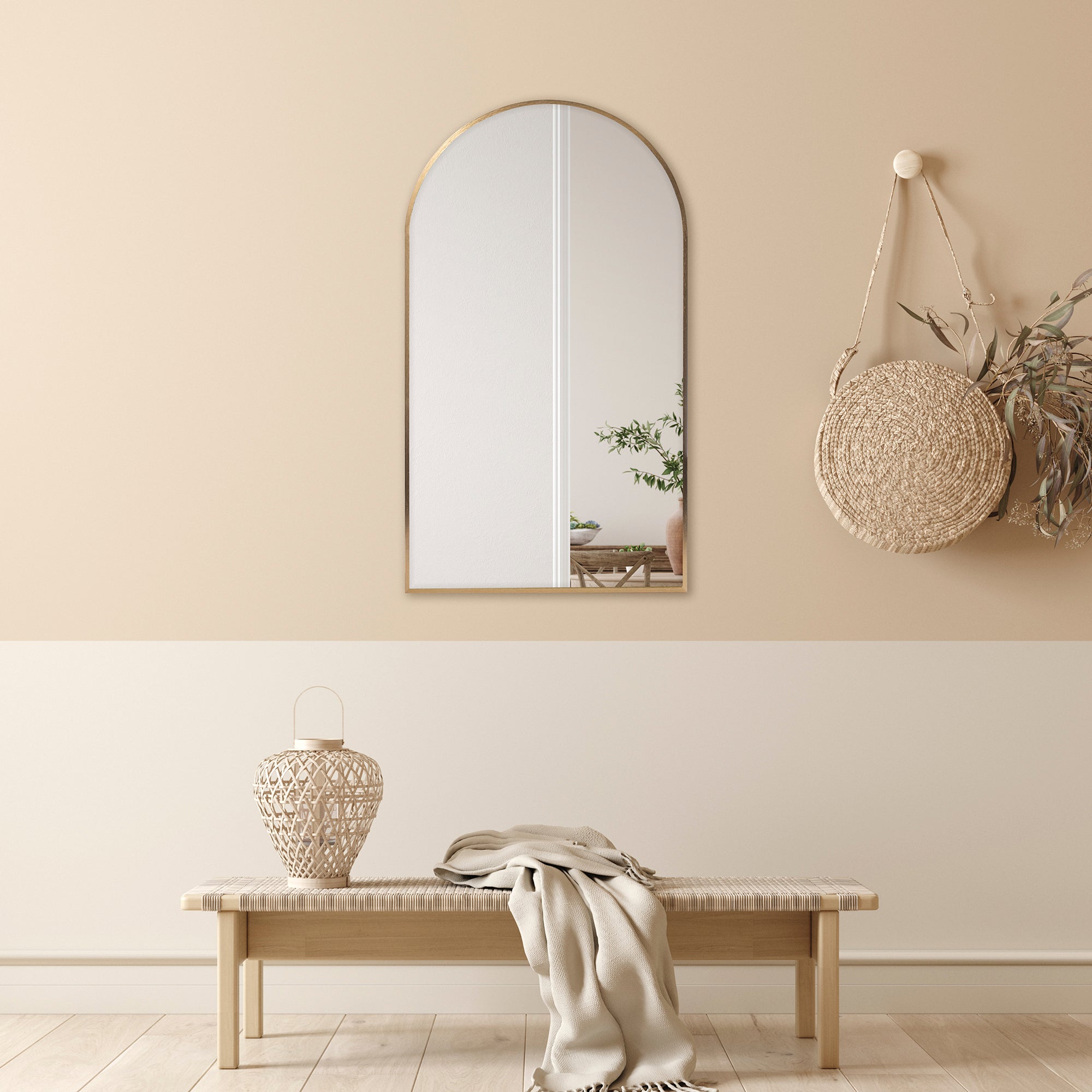 Naomi 80Cm Arched Wall Mirror Mirrors