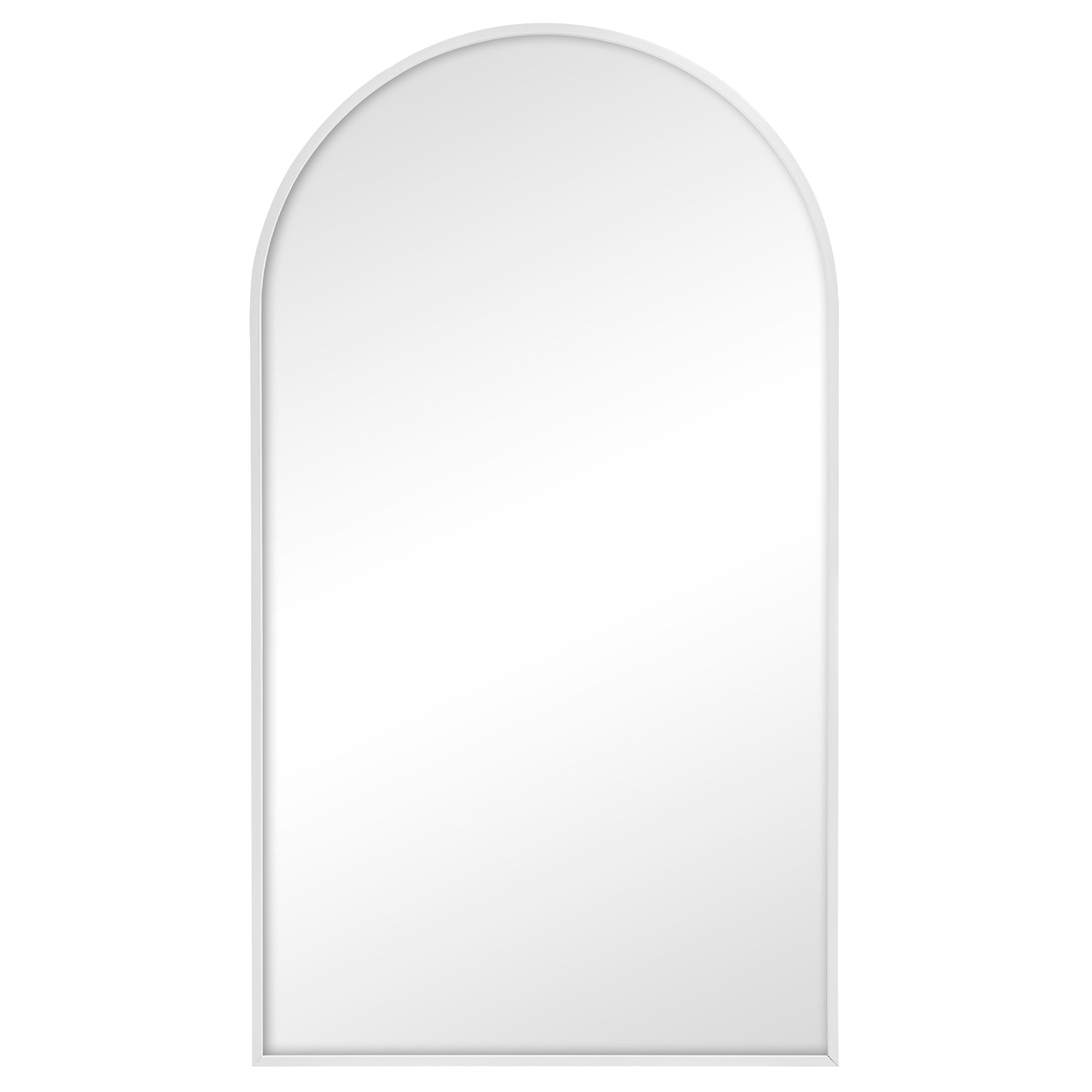 Naomi 80cm Arched Wall Mirror White