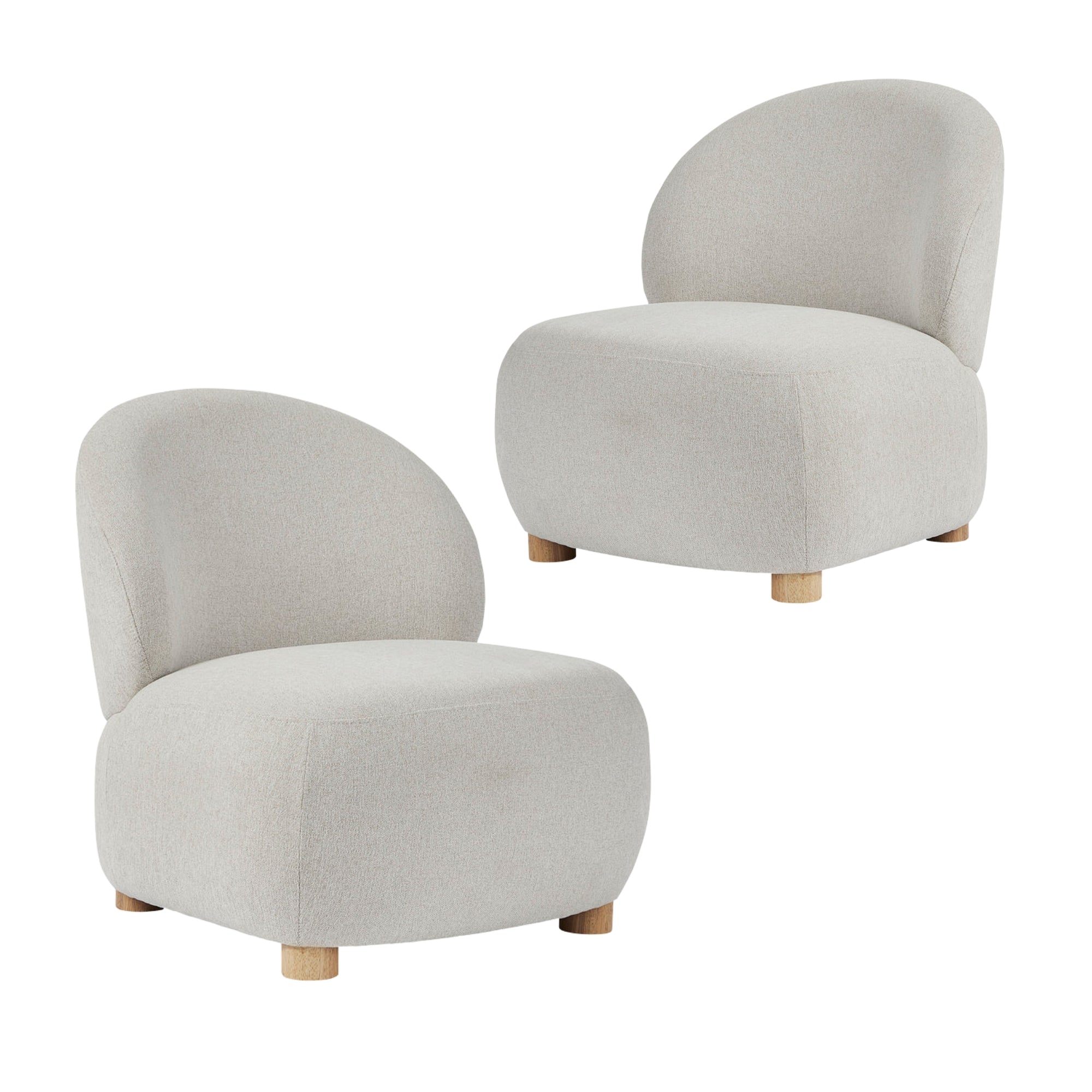 Wynn Accent Chair Cream (Set of 2)