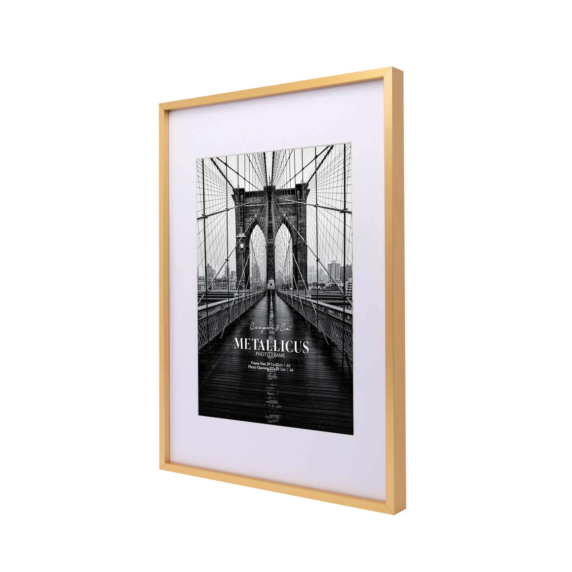 A3 Mat to A4 Premium Metal Photo Frames