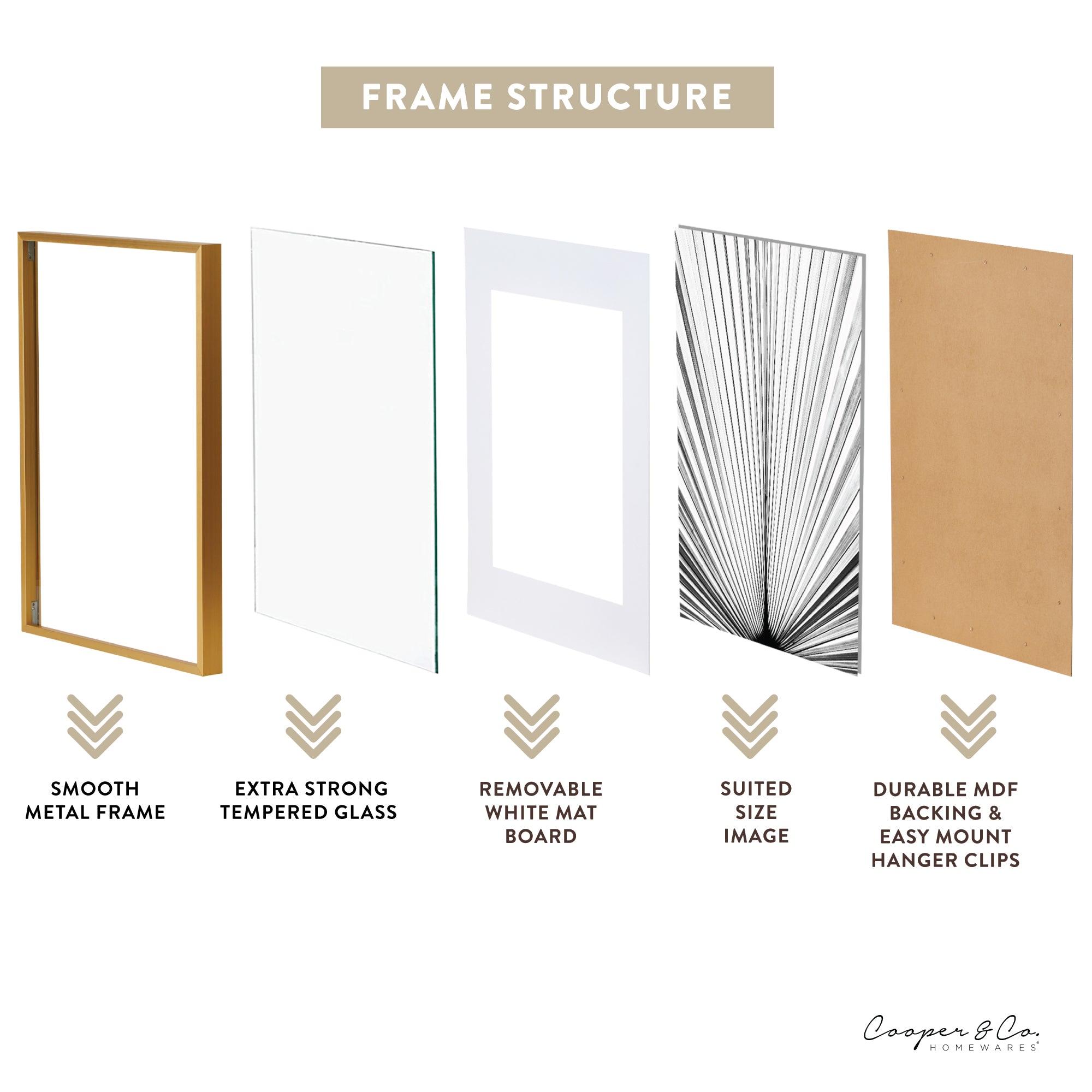 A3 Mat to A4 Premium Metal Photo Frames