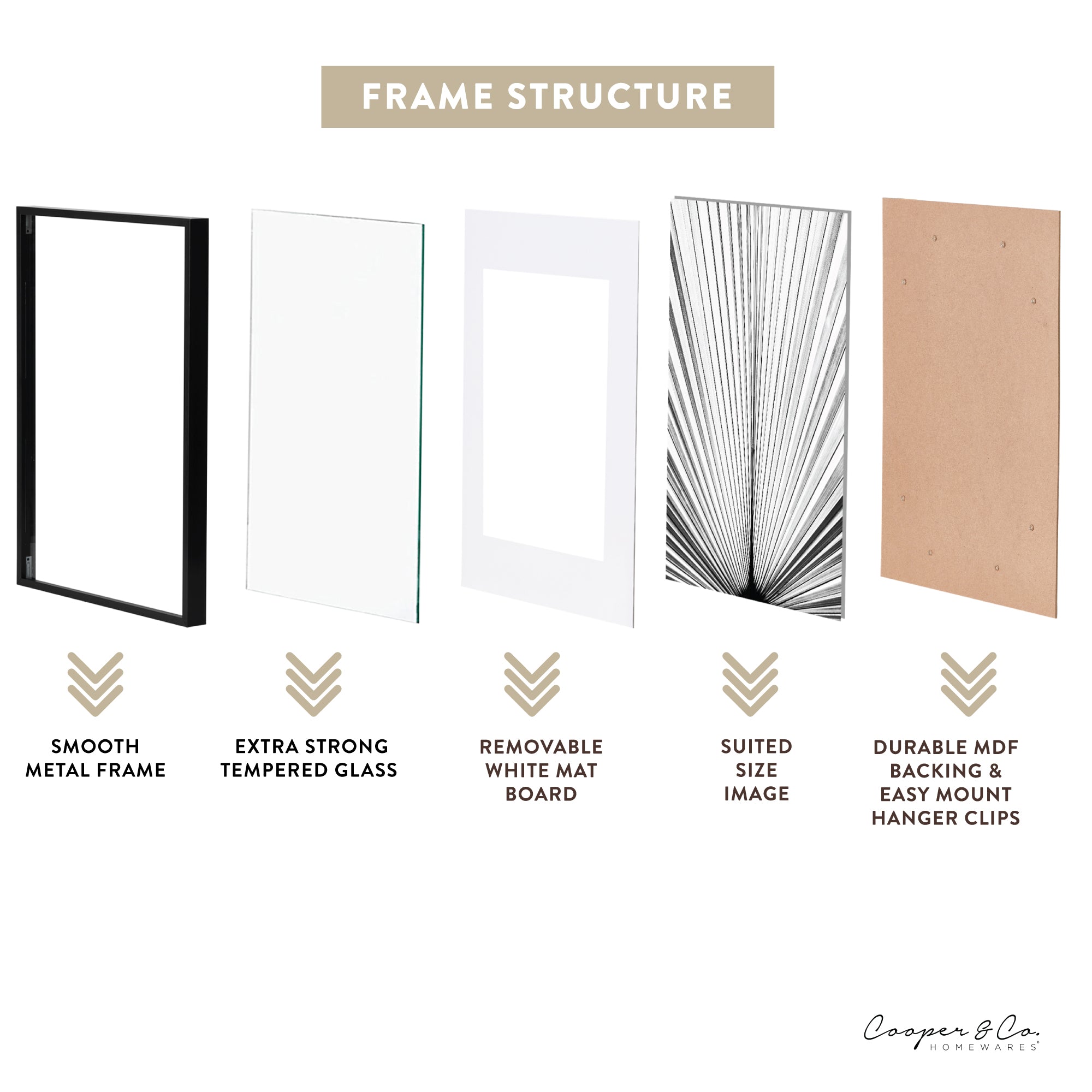 A2 Mat to A3 Premium Metal Photo Frames