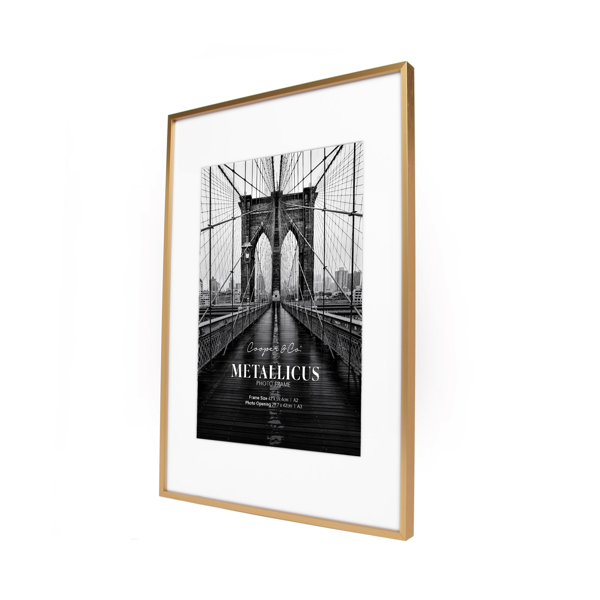 A2 Mat to A3 Premium Metal Photo Frame