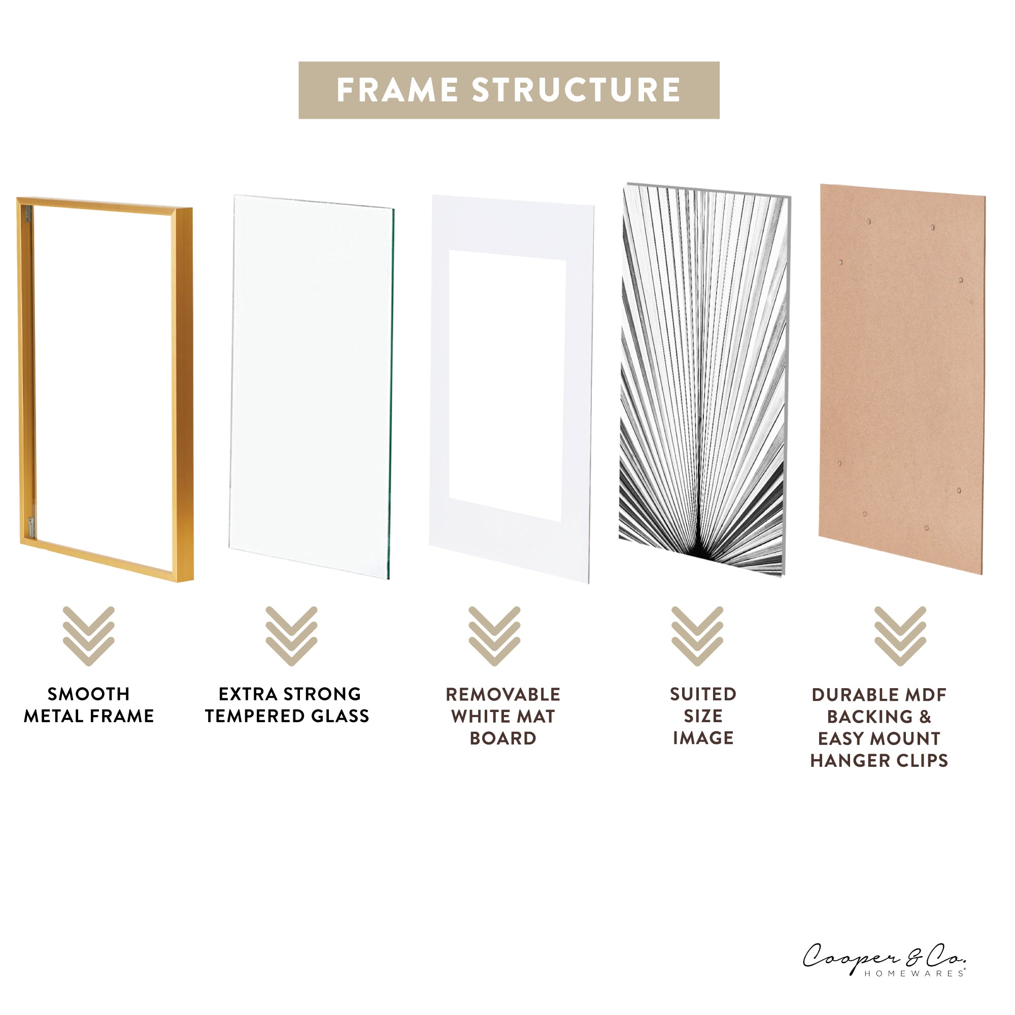 A2 Mat to A3 Premium Metal Photo Frames