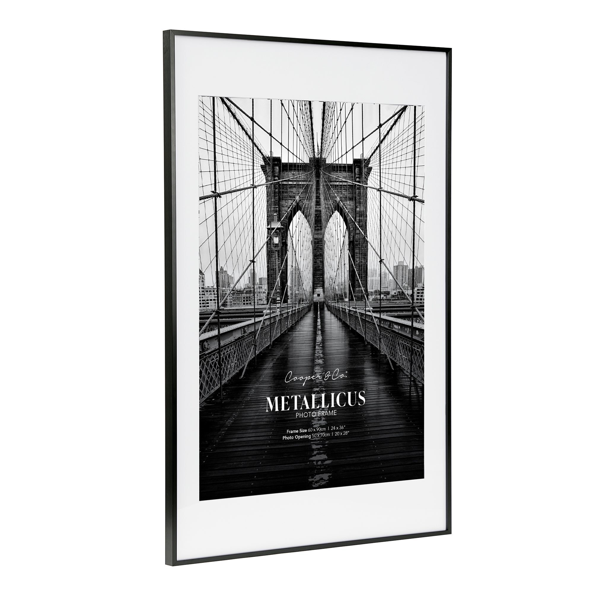 60x90cm Mat to 50x70cm Premium Metal Photo Frame