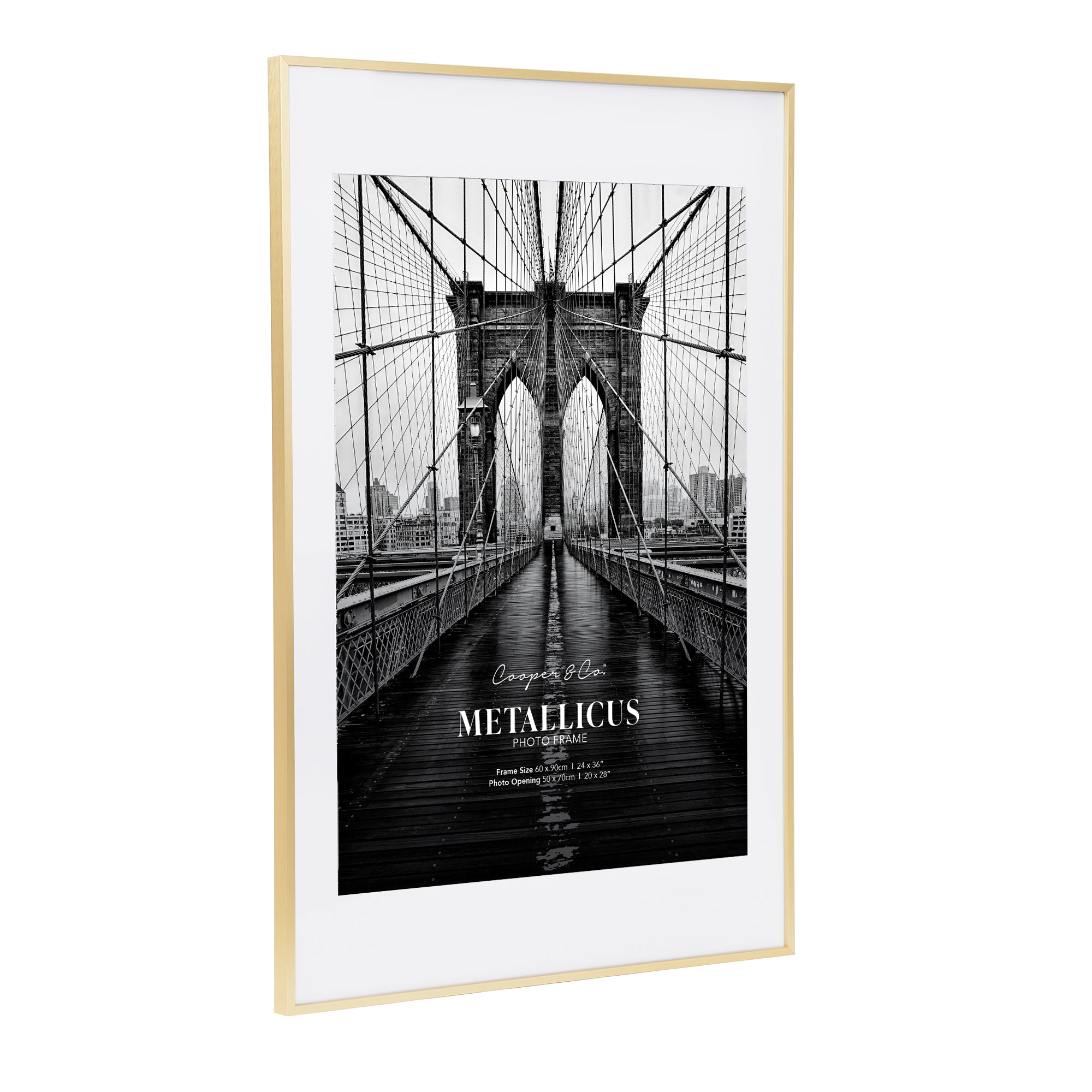 60x90cm Mat to 50x70cm Premium Metal Photo Frame