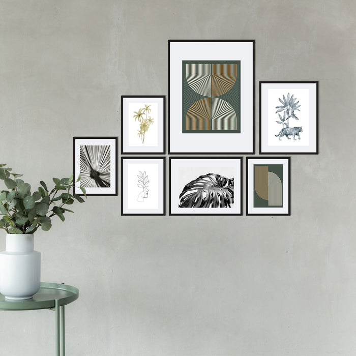 Instant Gallery Wall 7 Piece Frame Set