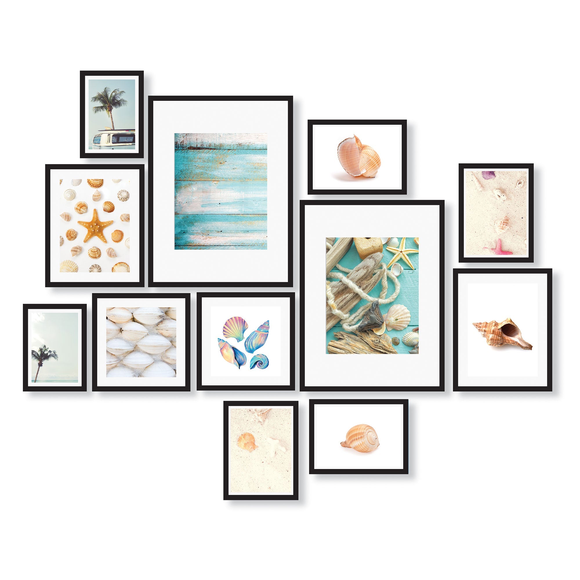 Instant Gallery Wall 12 Piece Frame Set Photo Frames