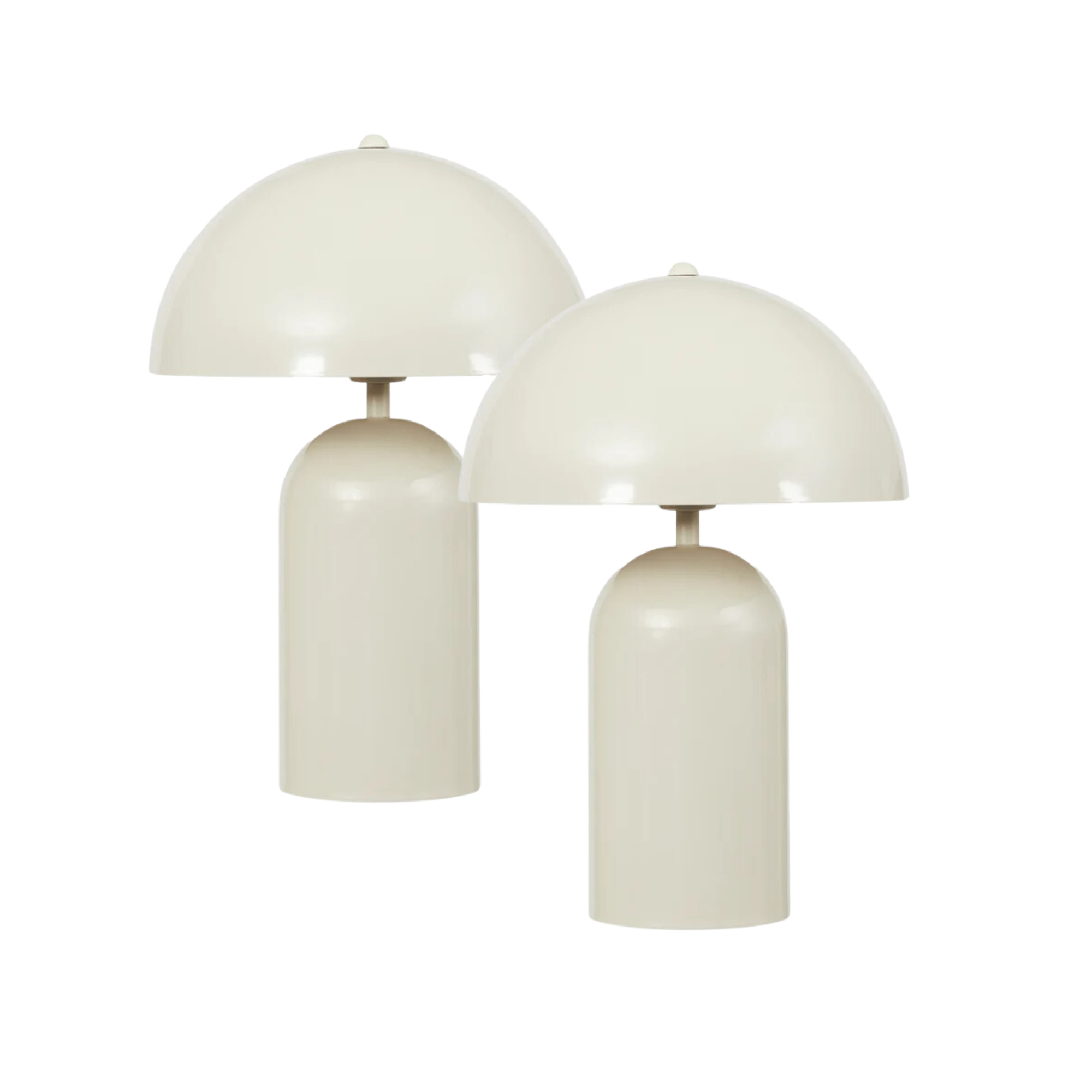 Mushroom 36cm Table Lamp Cloud (Set of 2)