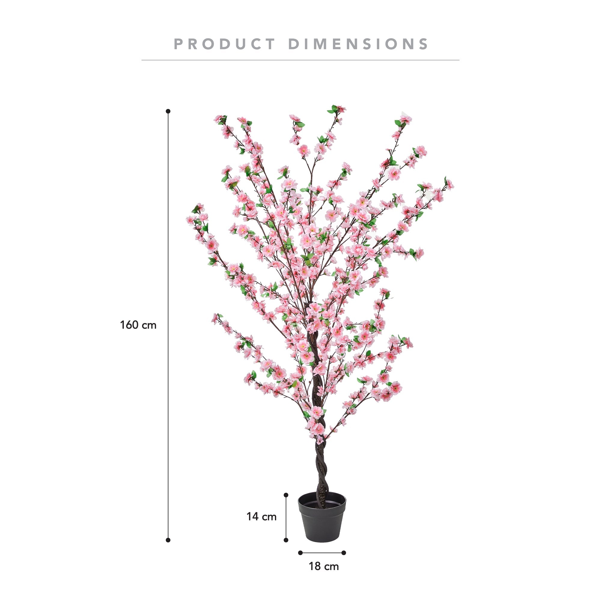 160Cm Artificial Cherry Blossom Tree Plants