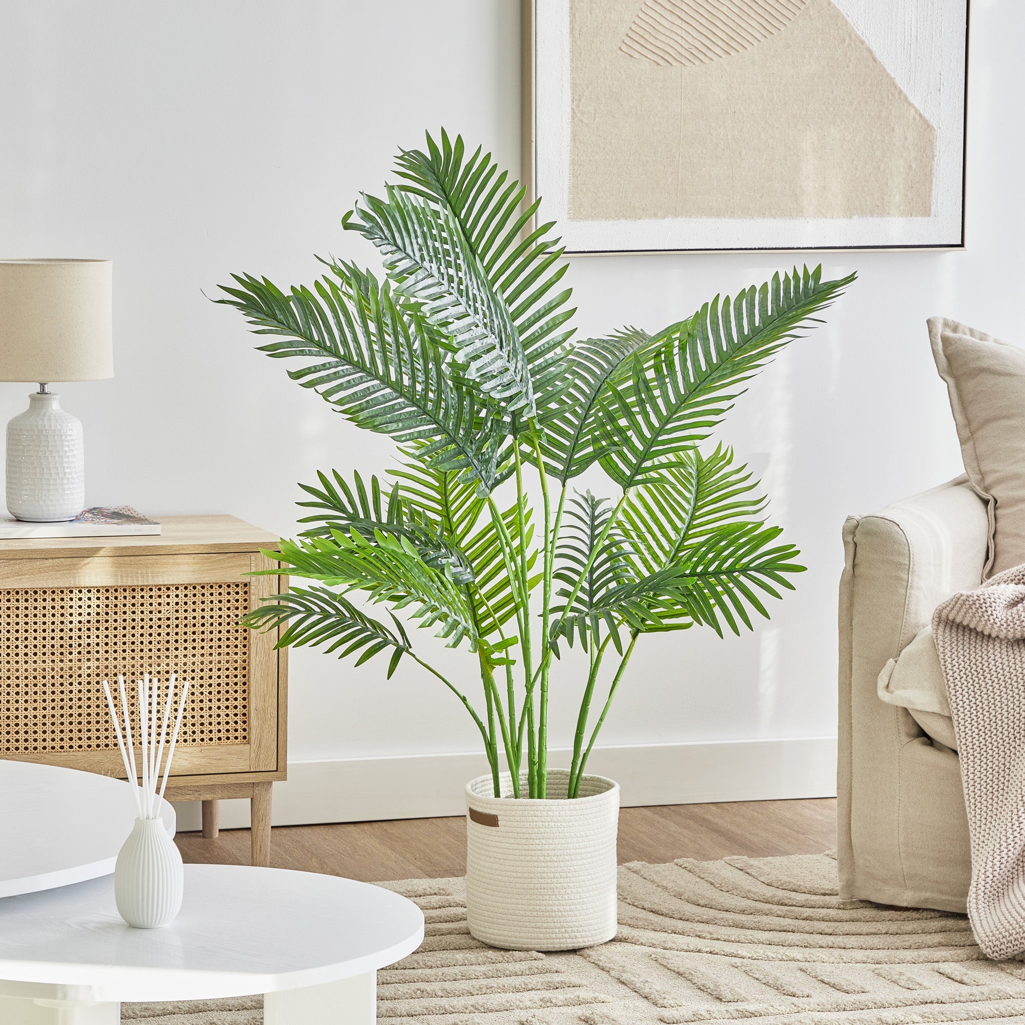 120Cm Artificial Palm Tree In Pot Plants