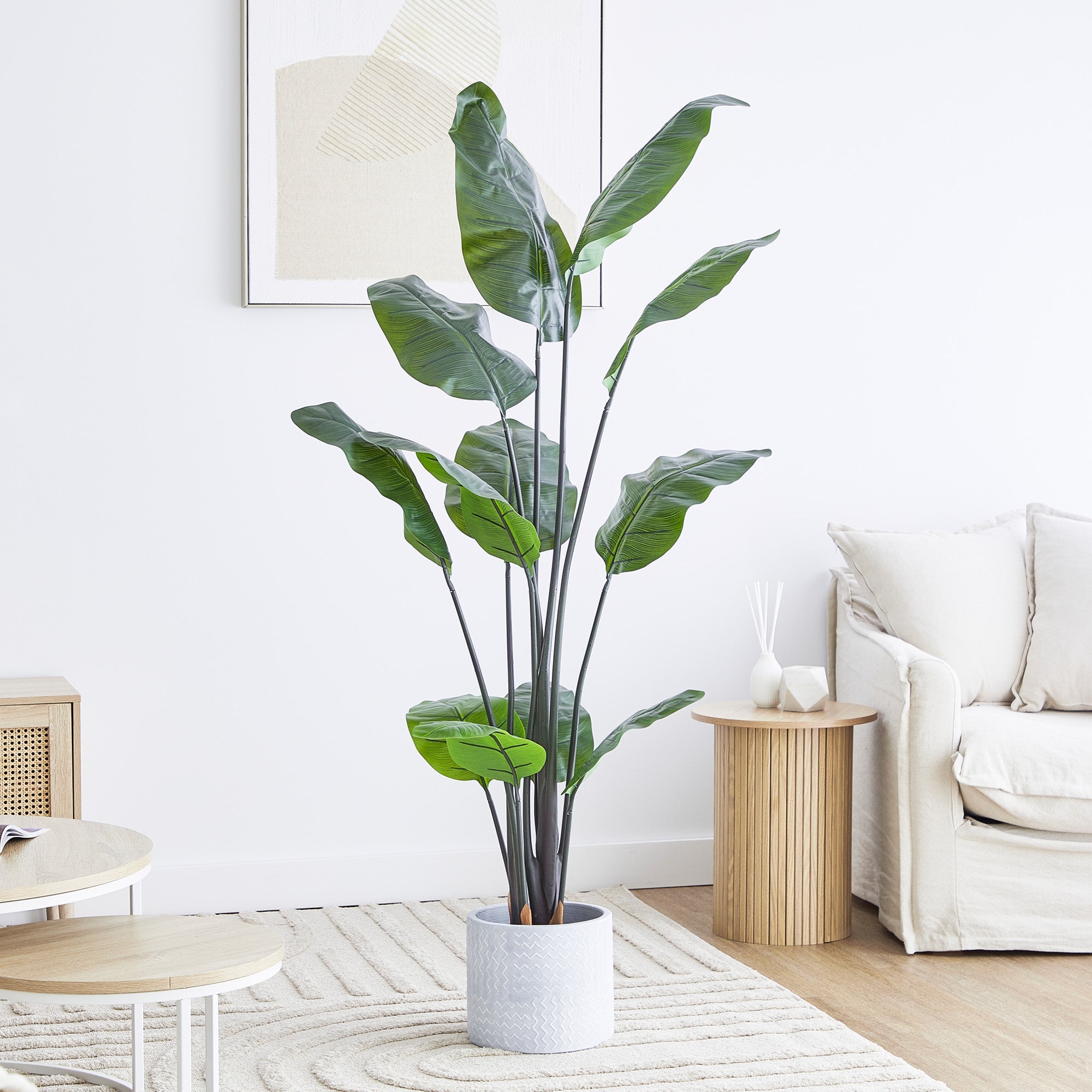 180Cm Artificial Banana Leaf Green Plants