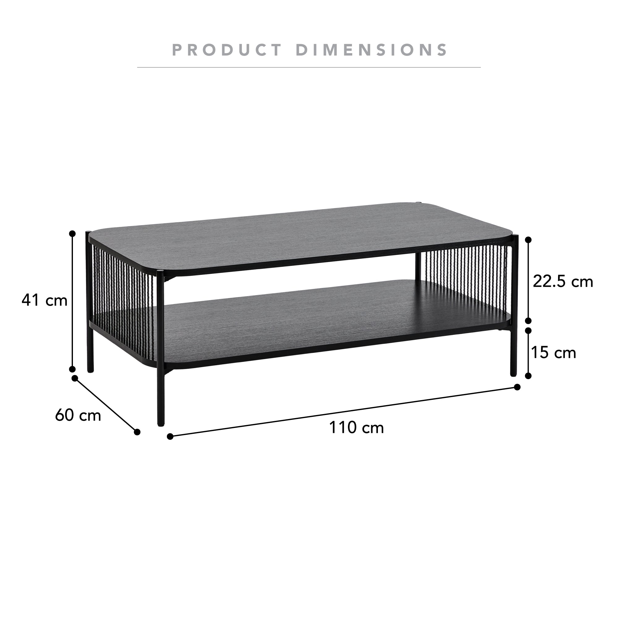 Marina 110cm Coffee Table