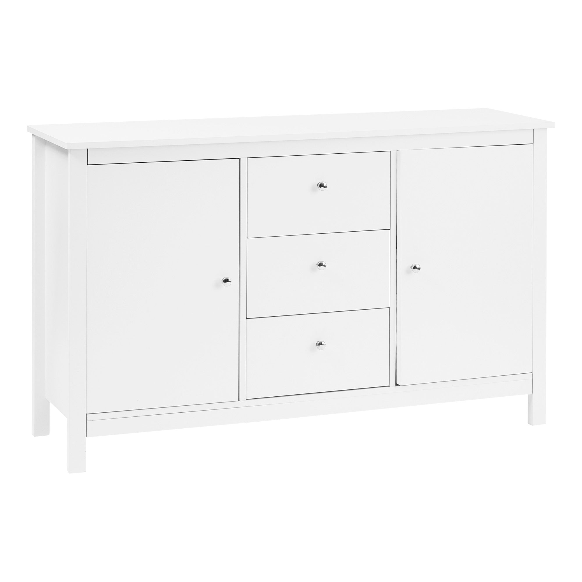 Gemini 128Cm Sideboard White Buffet/Sideboards