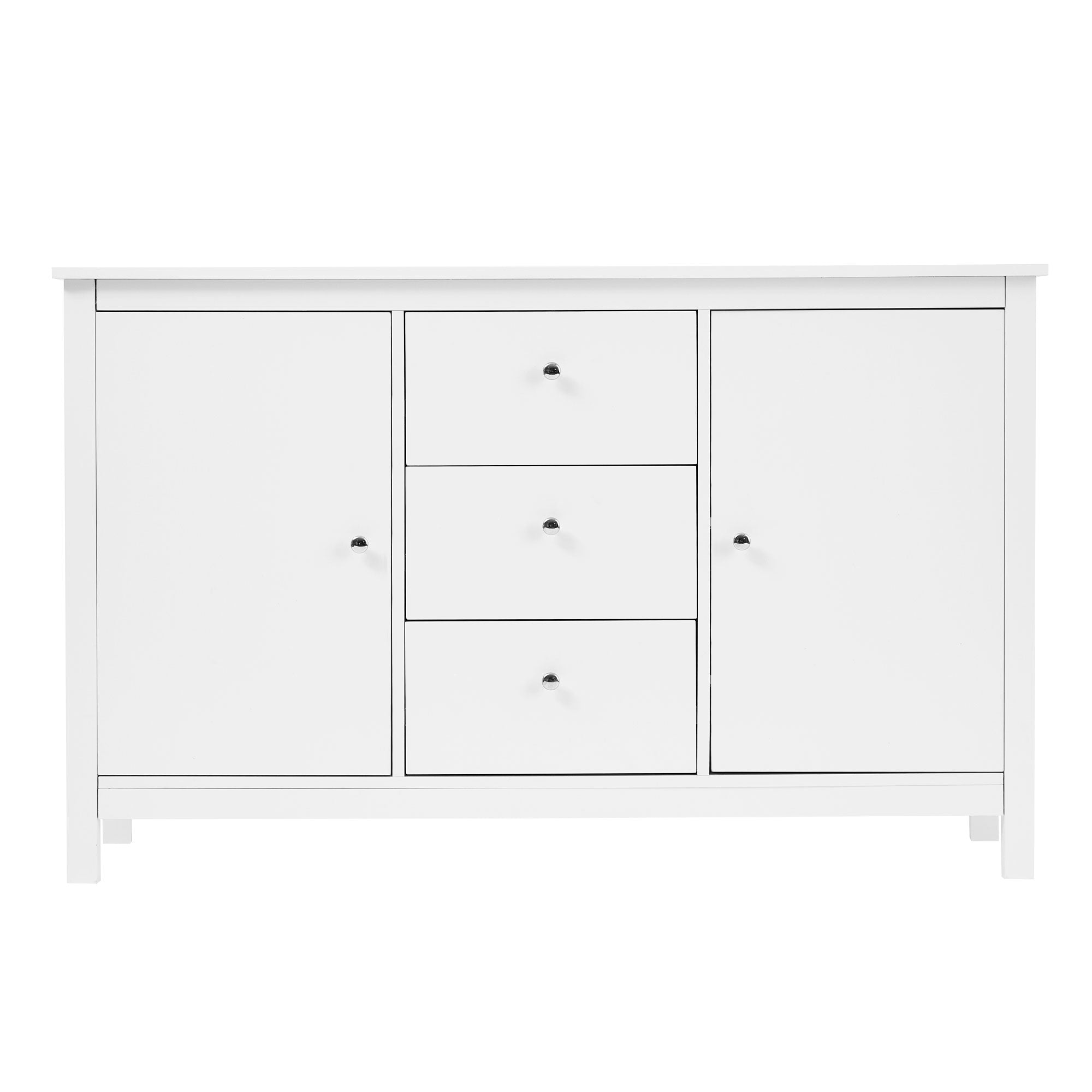 Gemini 128Cm Sideboard White Buffet/Sideboards