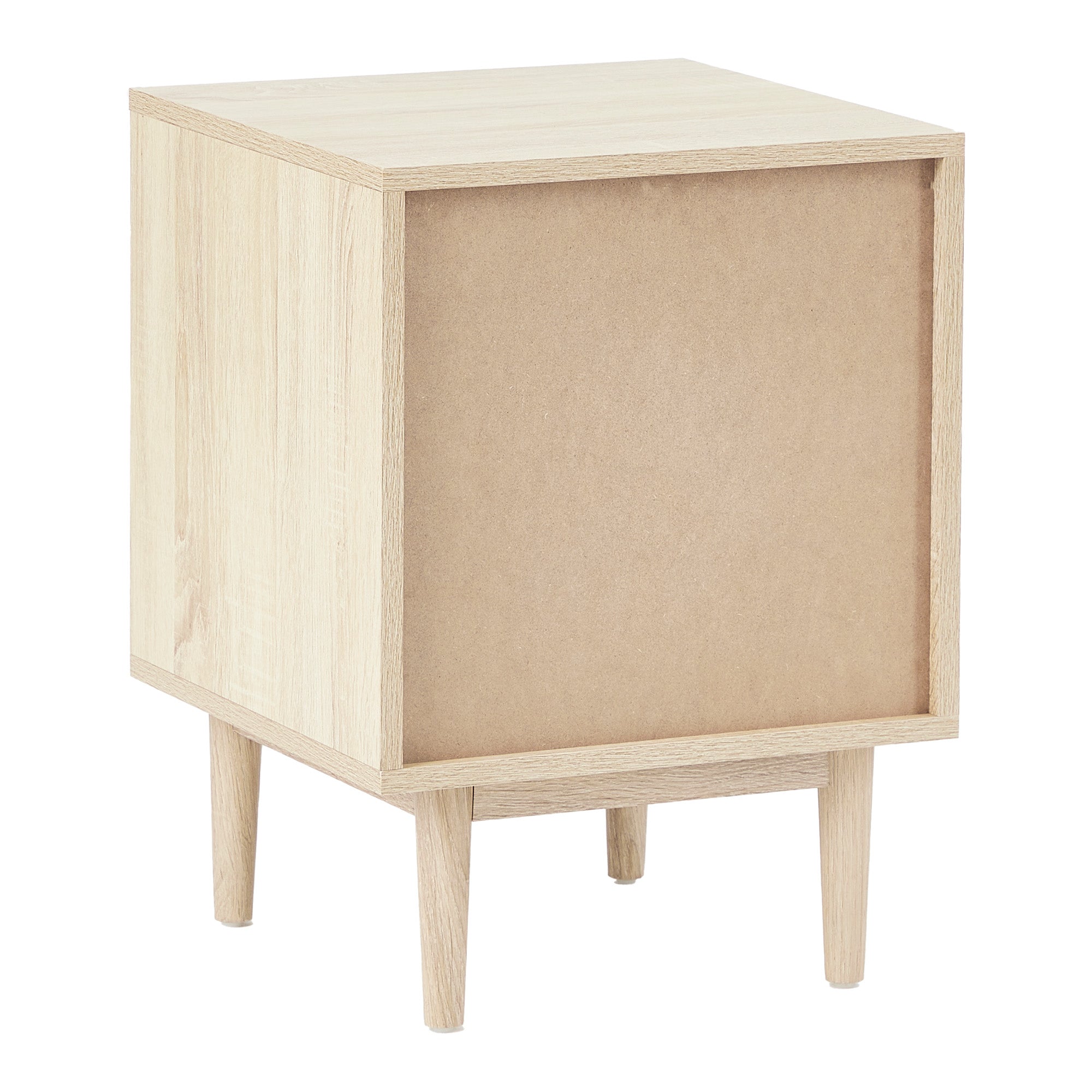 Oahu 40Cm Rattan Bedside Table Natural Tables