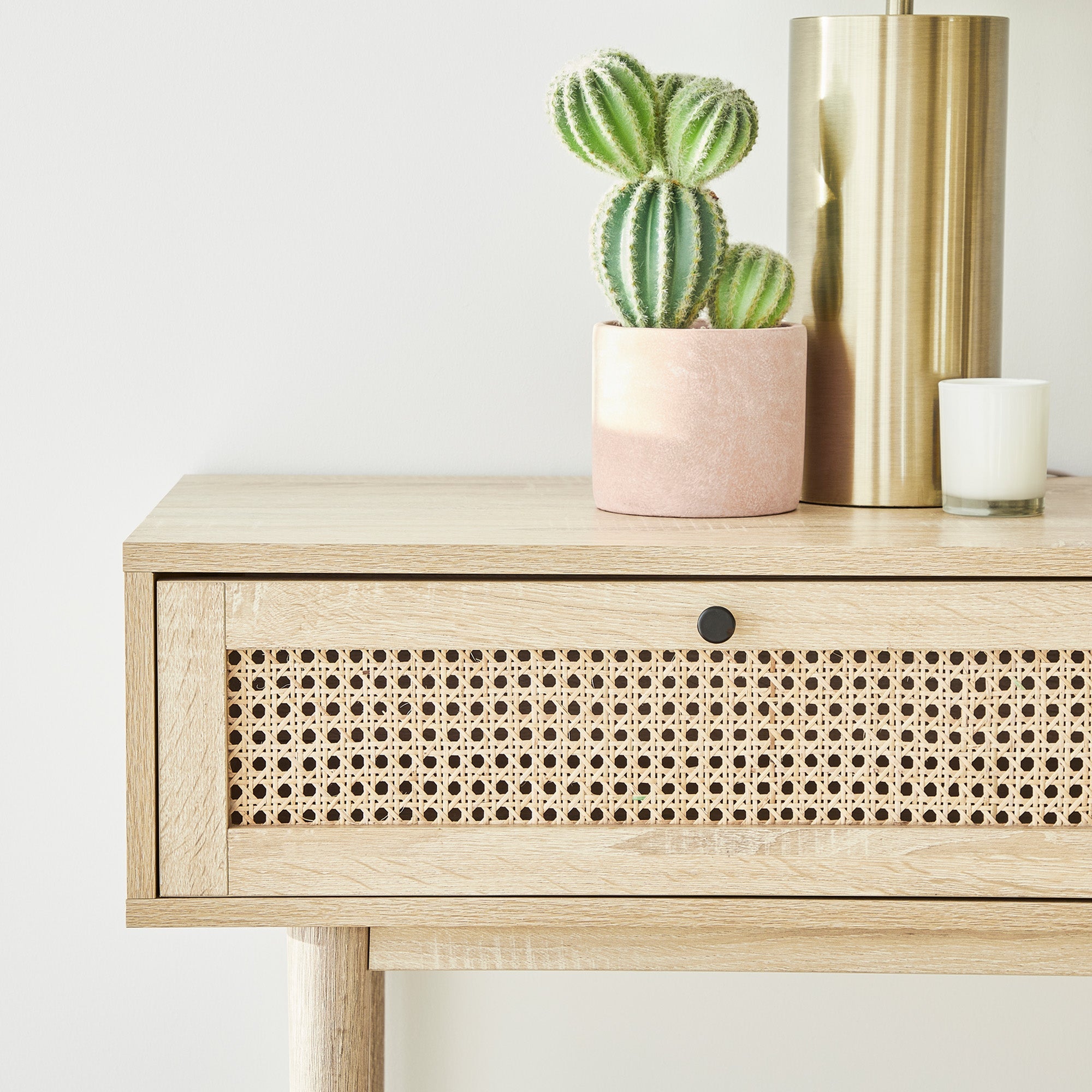 Oahu 120Cm Rattan Console Table Natural Tables