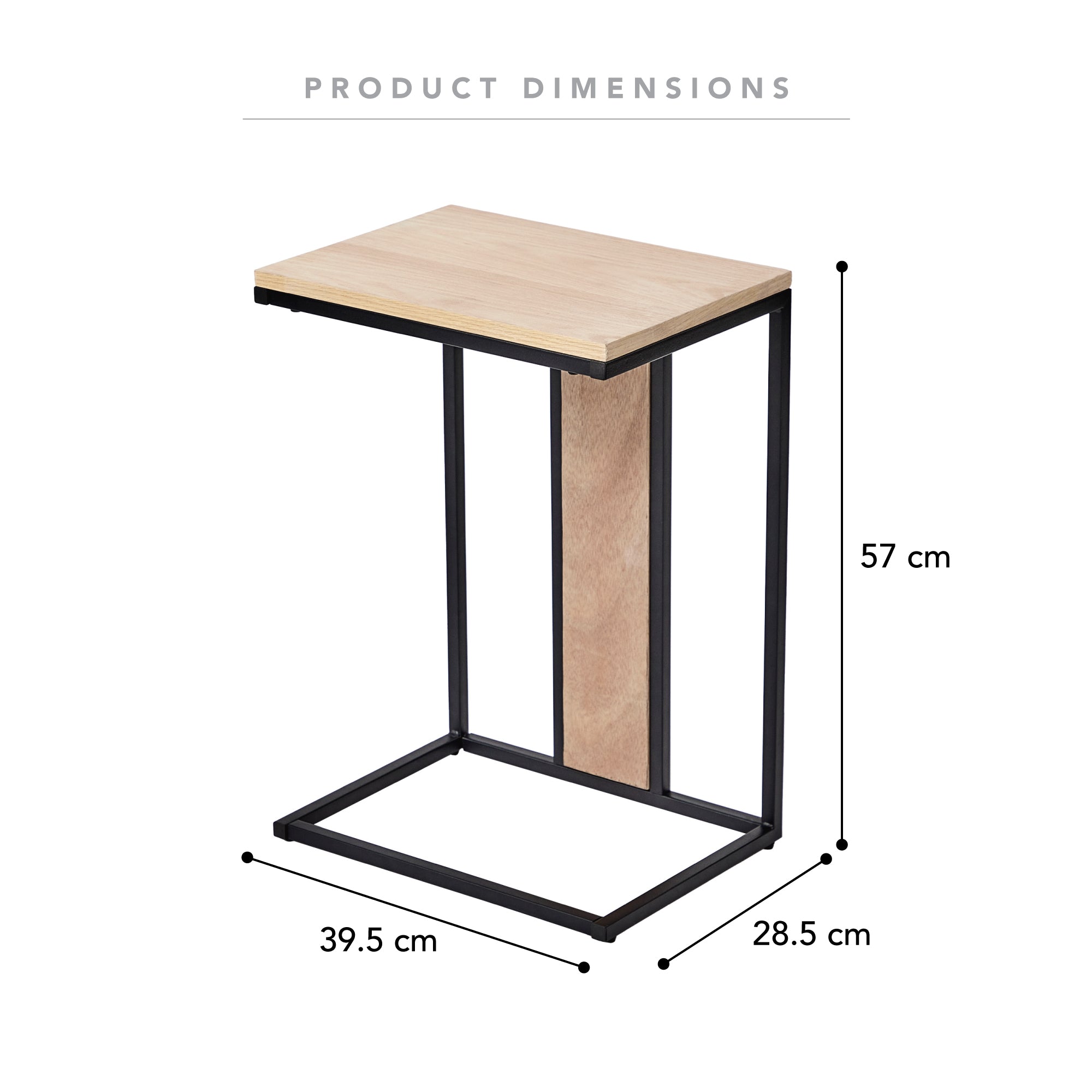 Floyd 57Cm Sofa Table Natural Side Tables