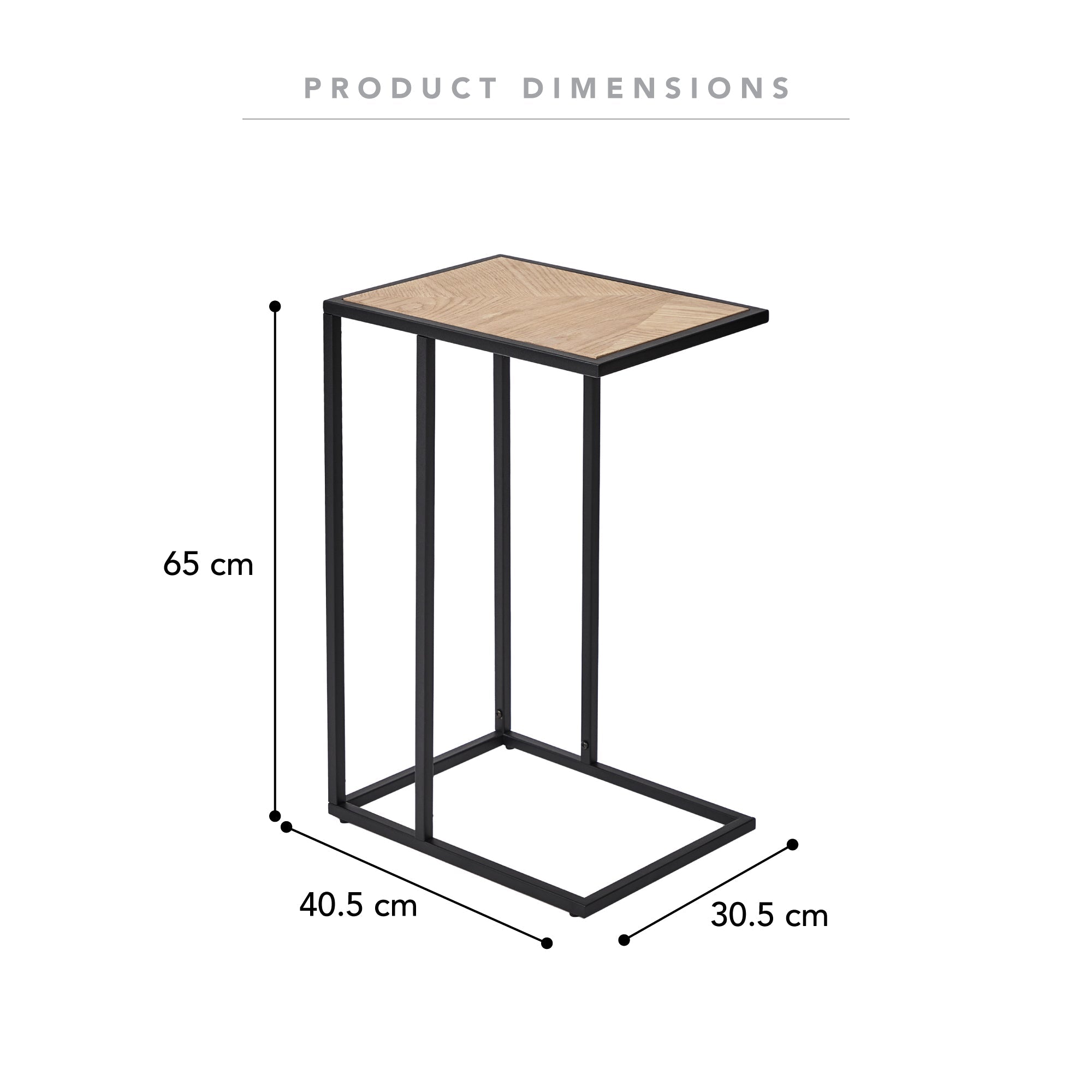 Freya 65Cm Sofa Table Natural Side Tables