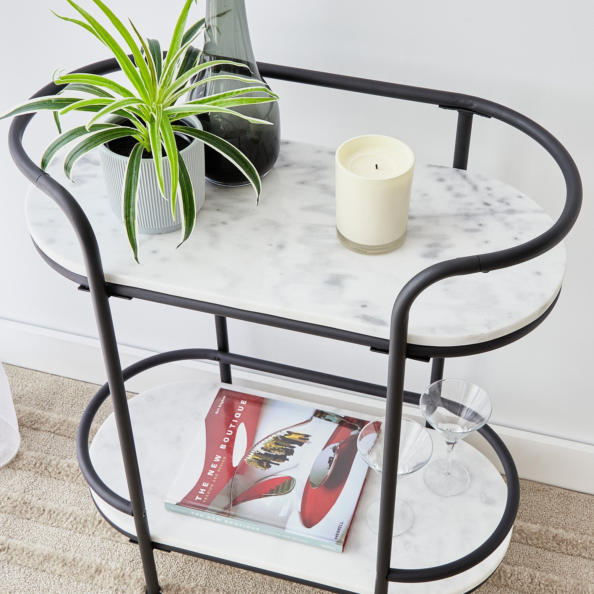 Amalfi 70Cm Console Black Tables