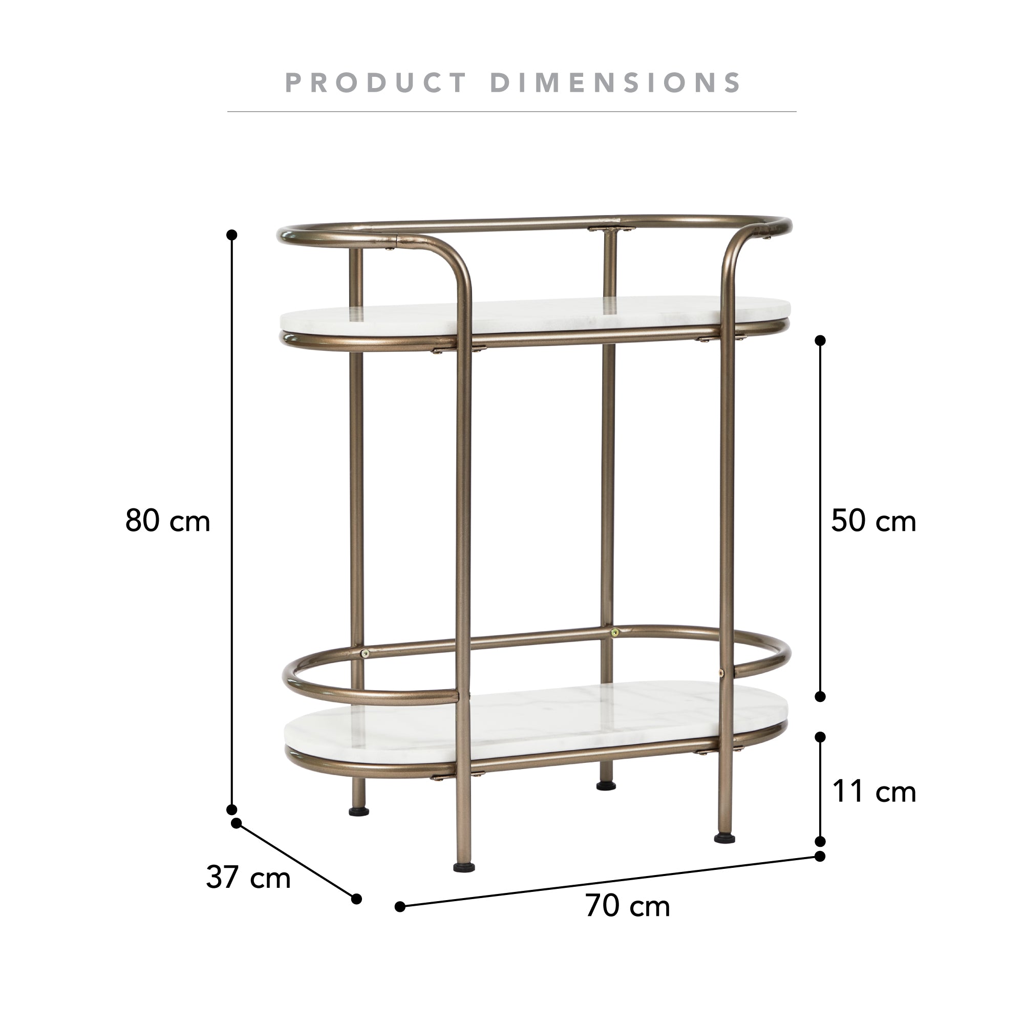 Amalfi 70cm Console