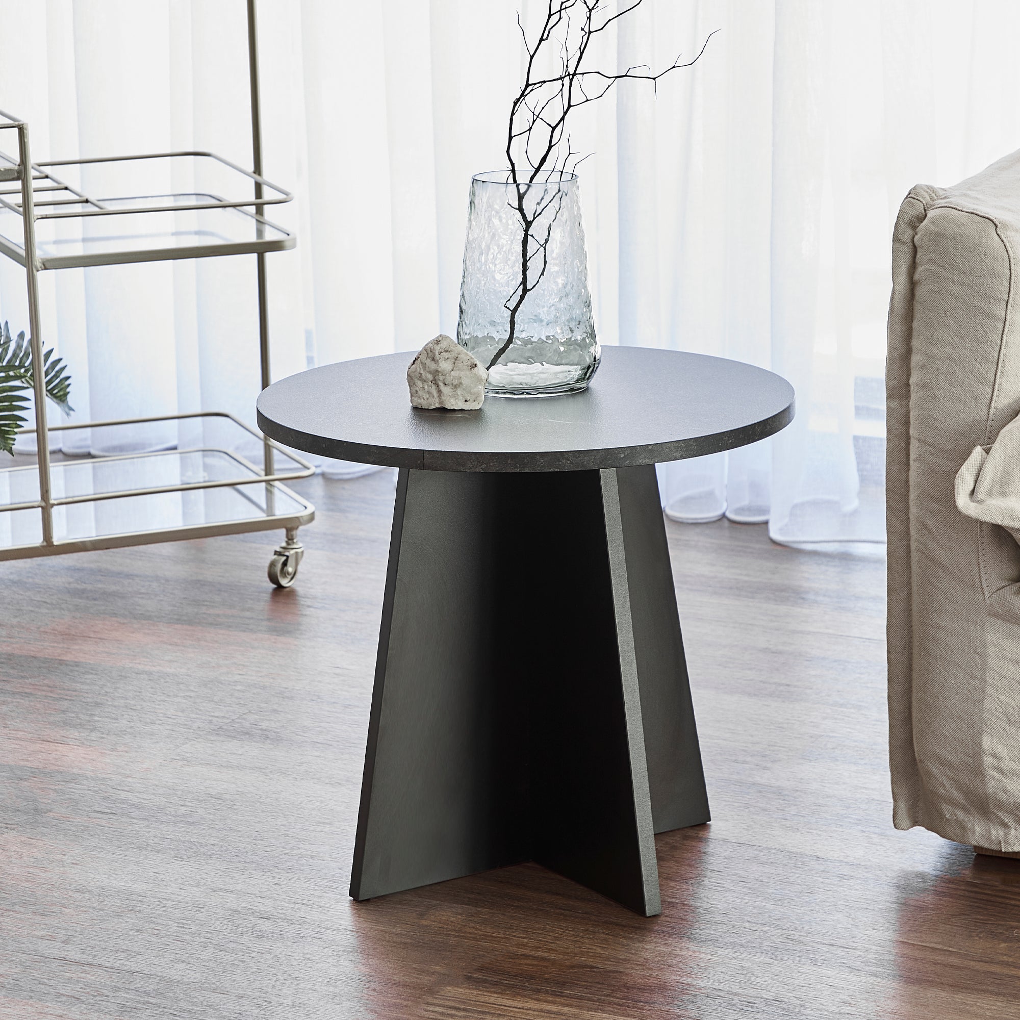 Axis 46Cm Side Table Black Tables