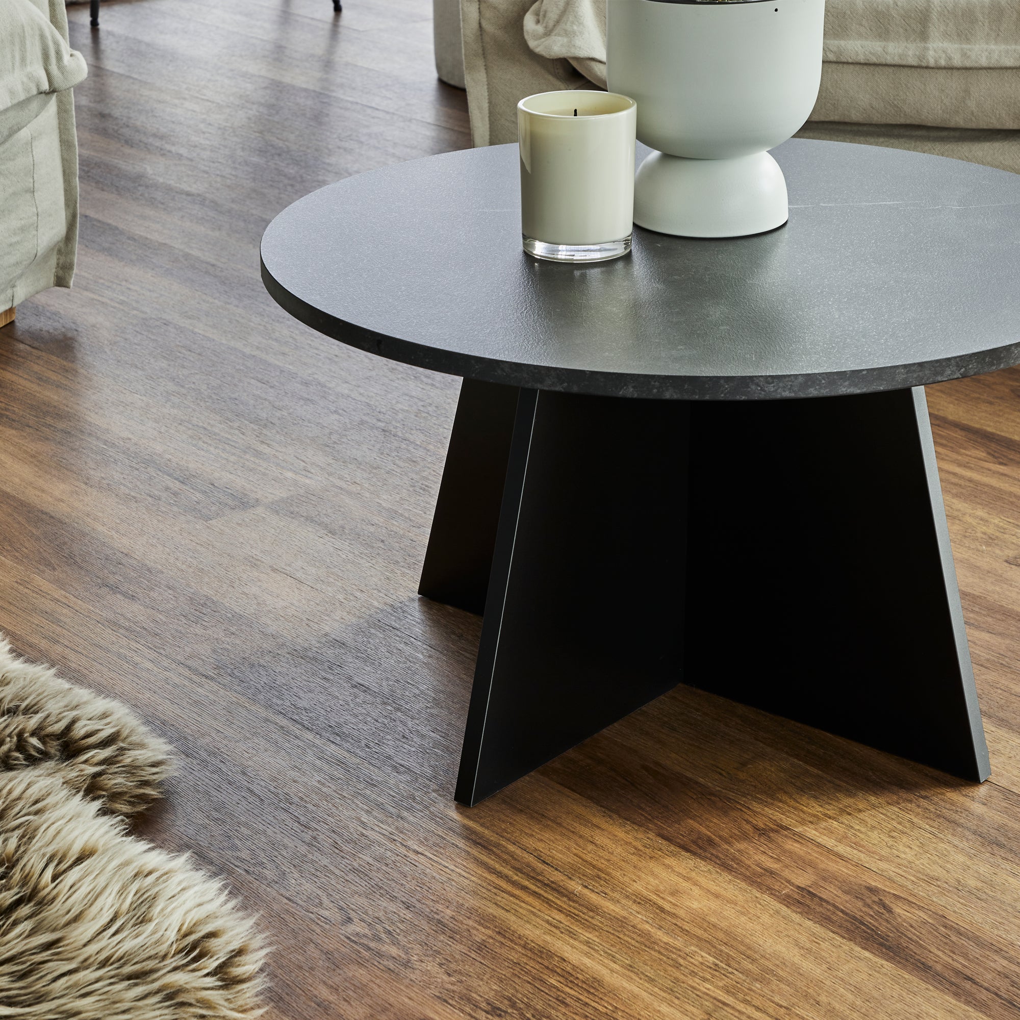 Axis 70Cm Coffee Table Black Tables