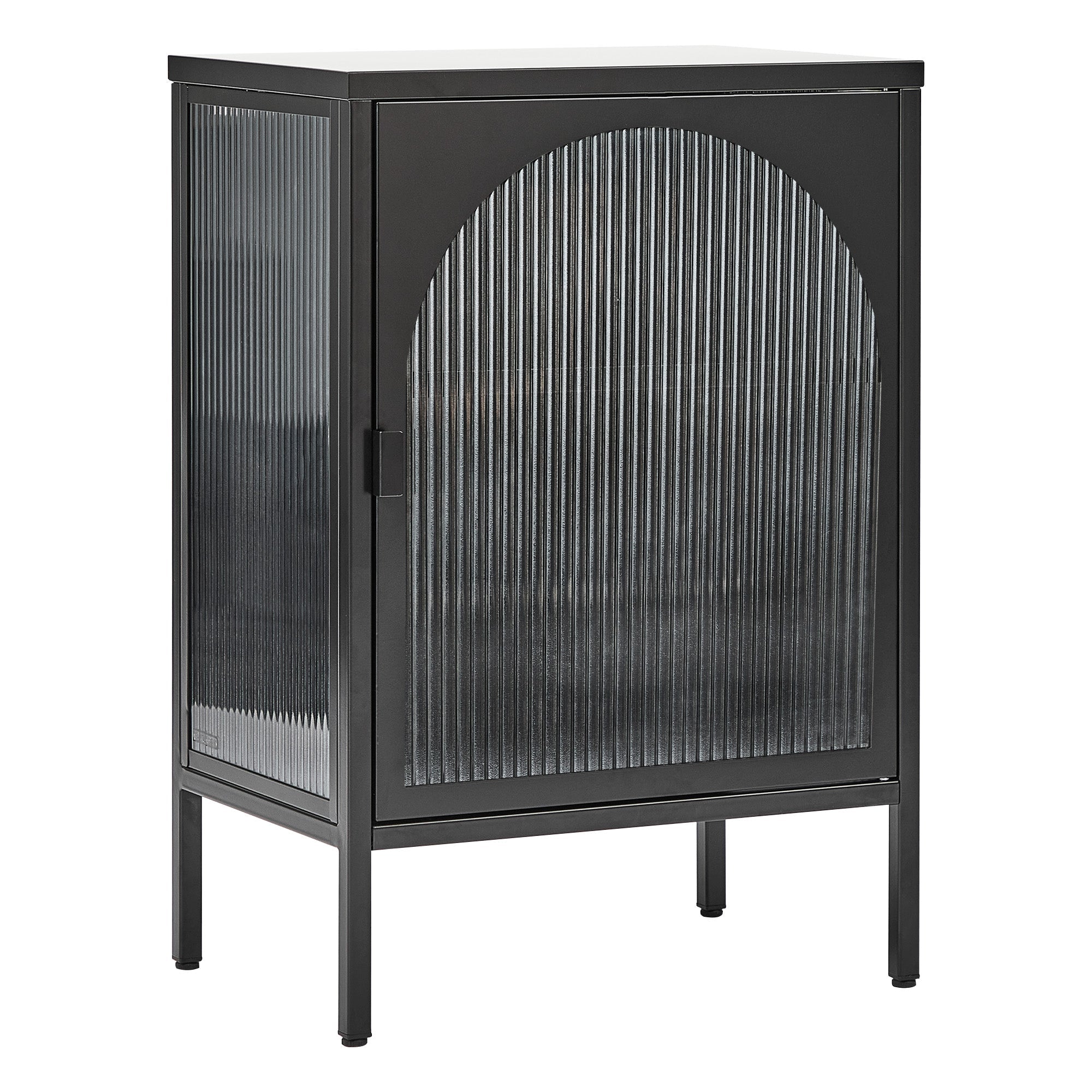 Eve 75Cm Modern Metal Side Table Black Tables