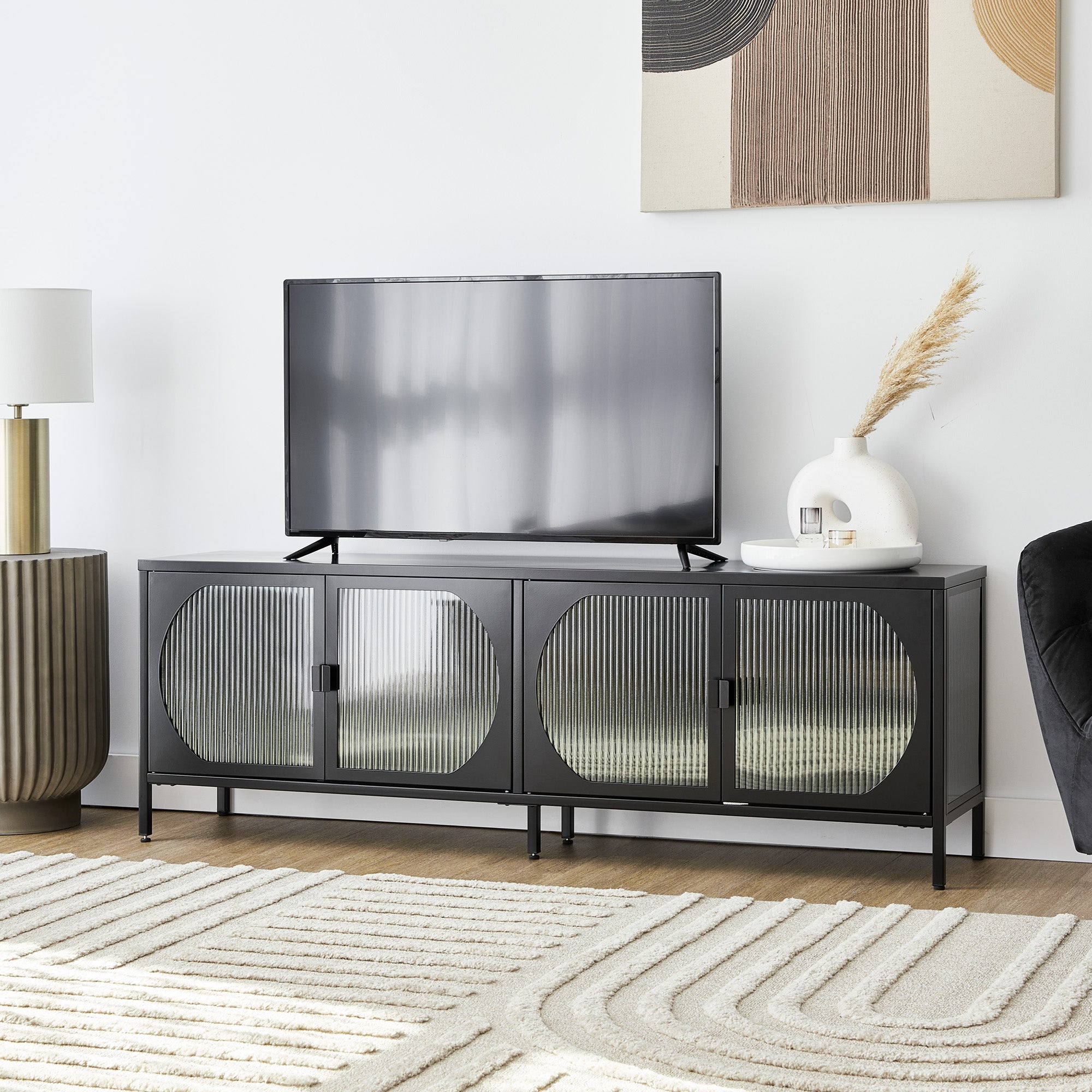 Eve 160cm Modern Metal TV Unit