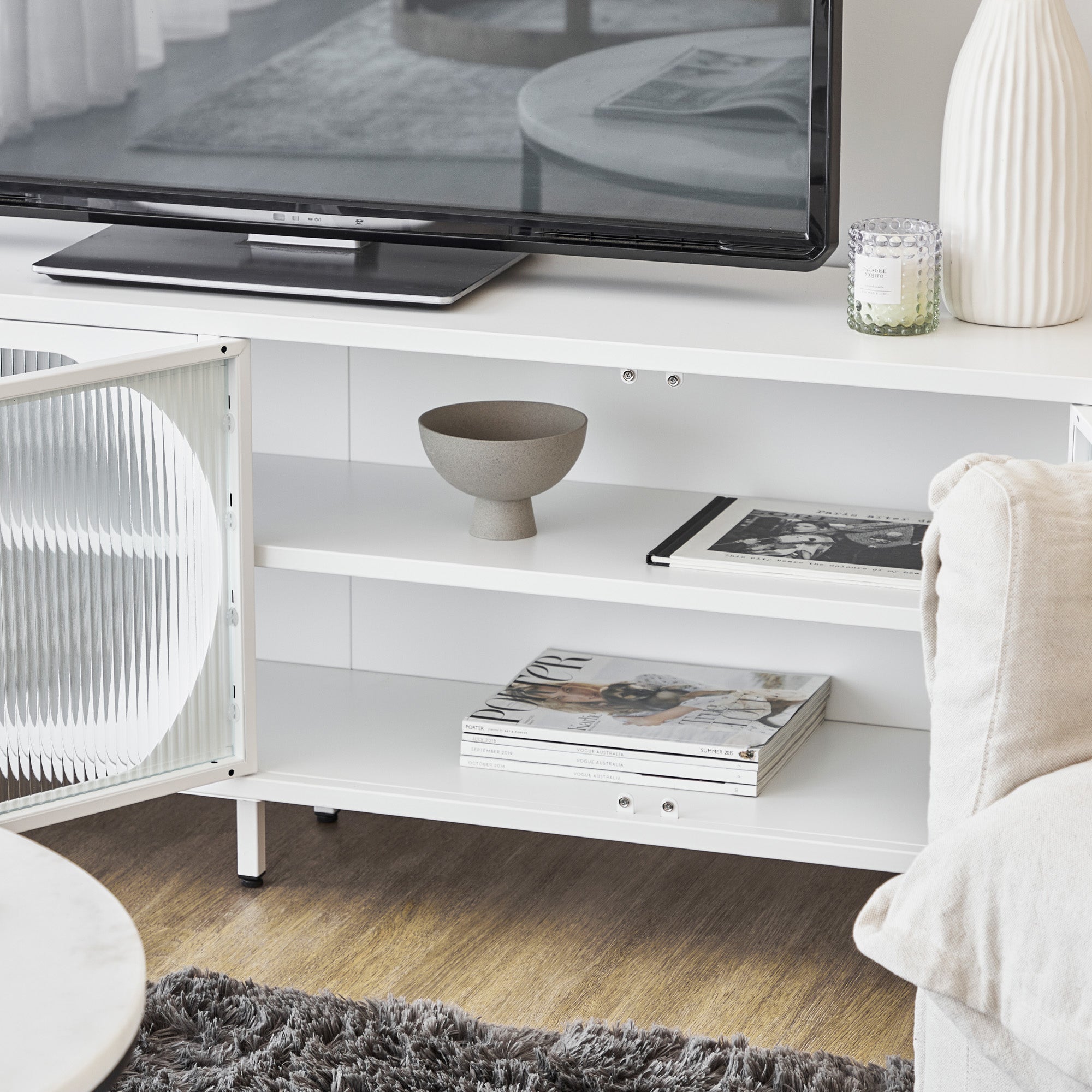 Eve 160cm Modern Metal TV Unit