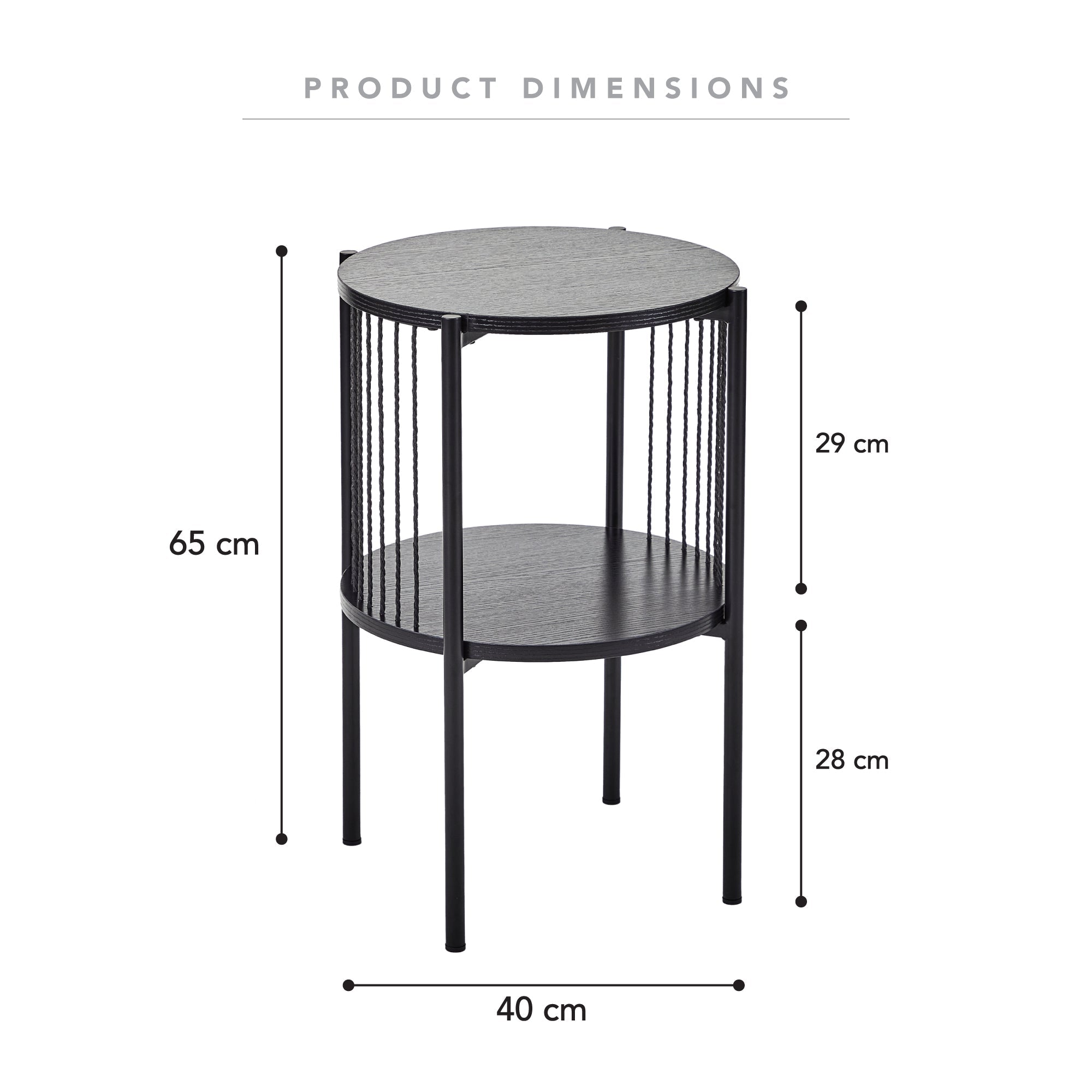 Harbour 40Cm Side Table Tables