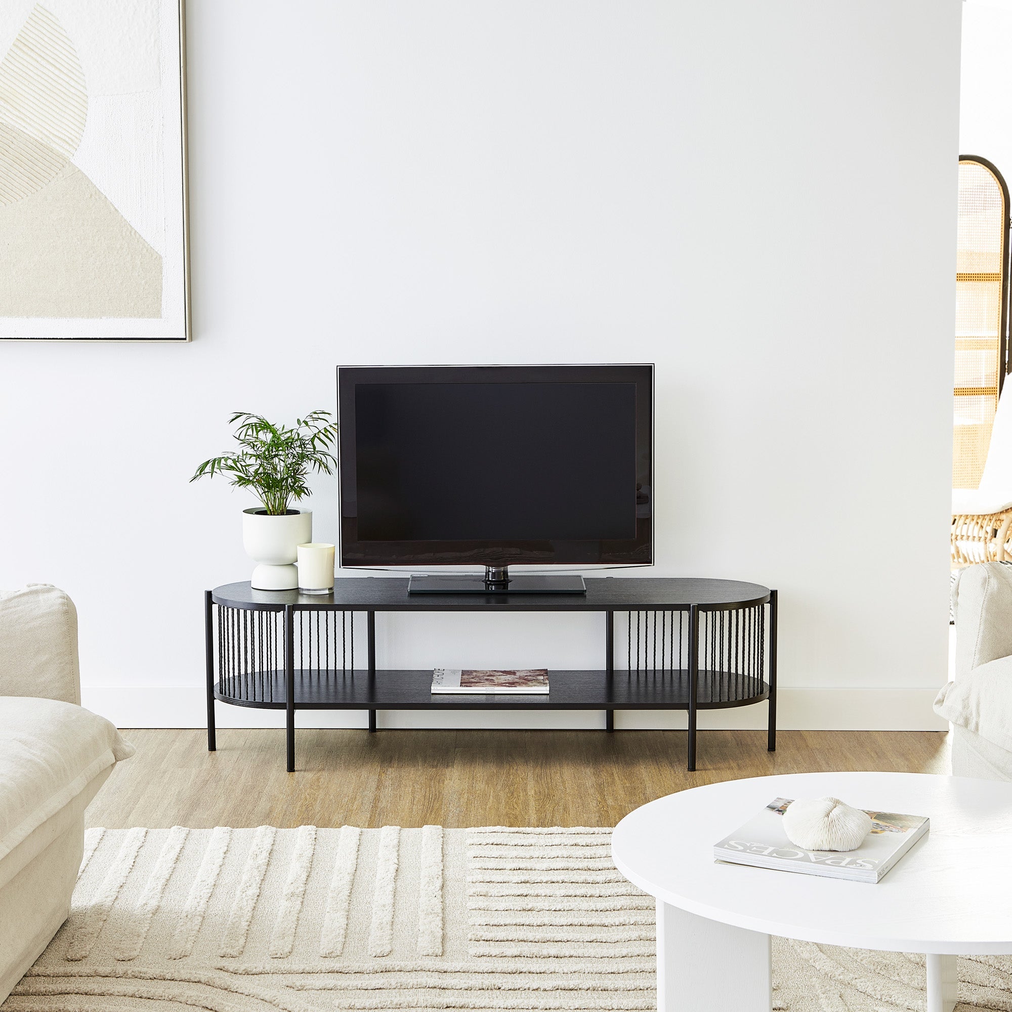 Harbour 144Cm Tv Unit Black Units