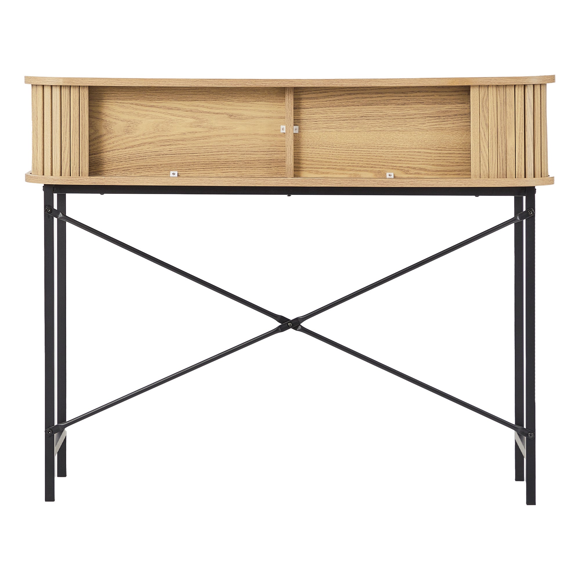 Haven Sliding Door 100Cm Console Table Natural Tables