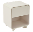 White Bedside Table