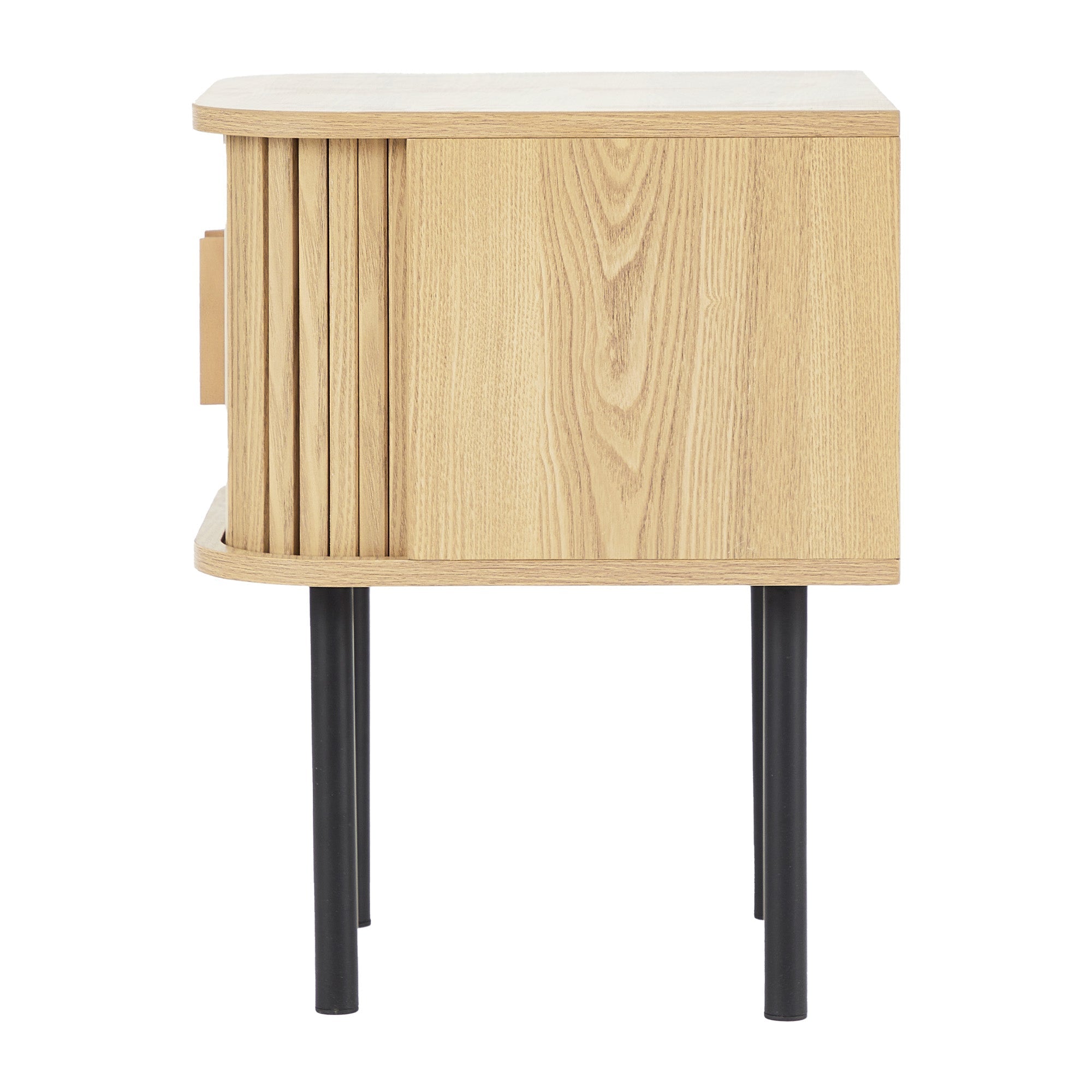 Haven Sliding Door 40Cm Bedside Table Natural Tables