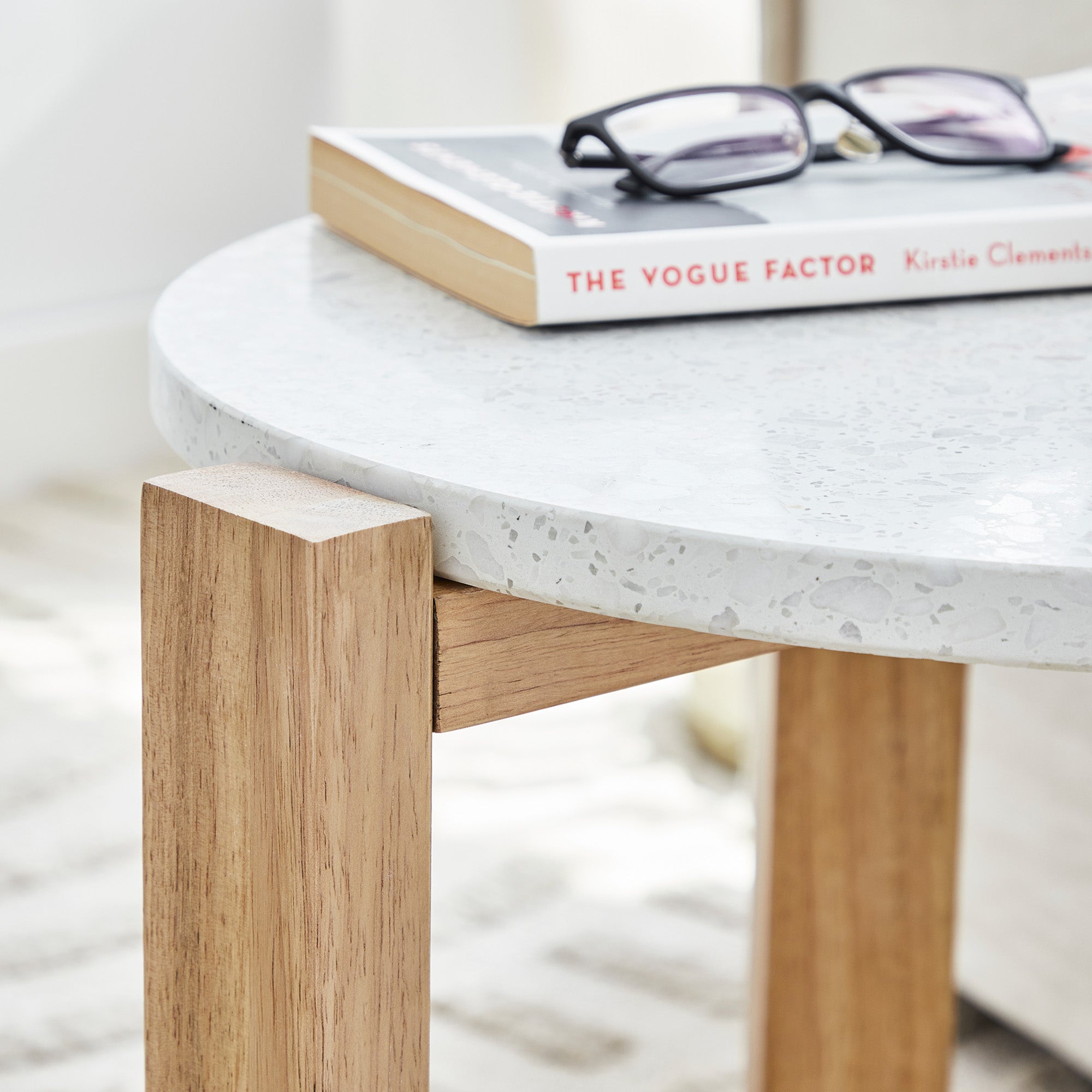 Sass 48Cm Terrazzo Side Table Tables