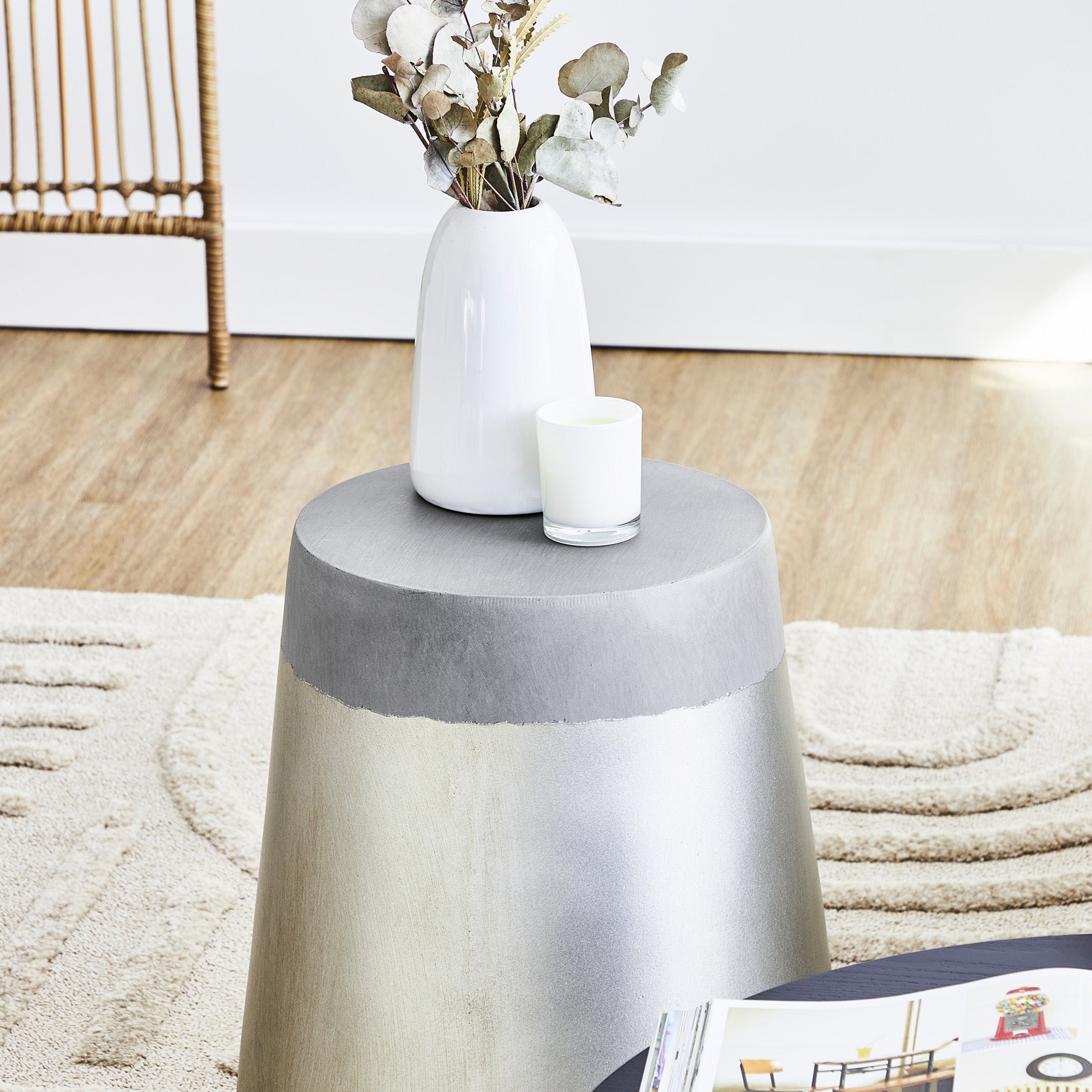 Albero Mgo Side Table Grey Tables