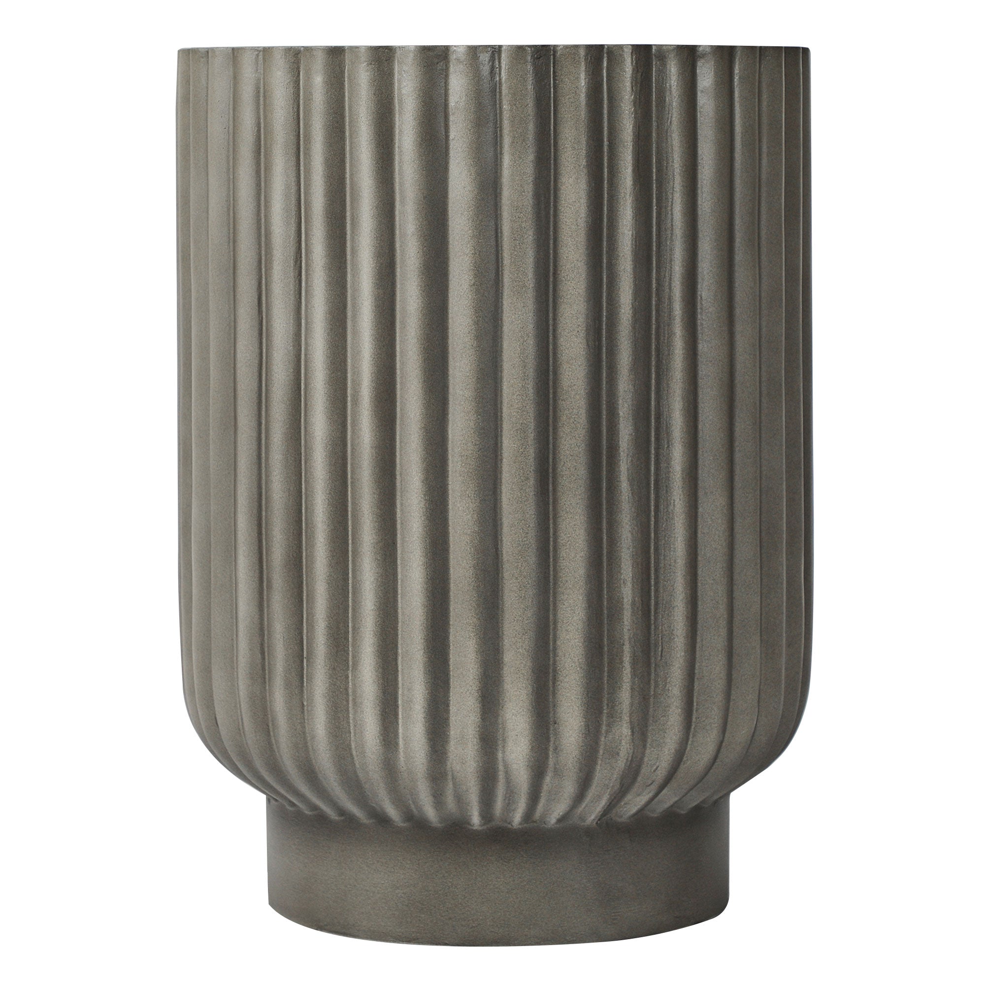 Seville 56Cm Concrete Side Table Stool Light Grey Tables