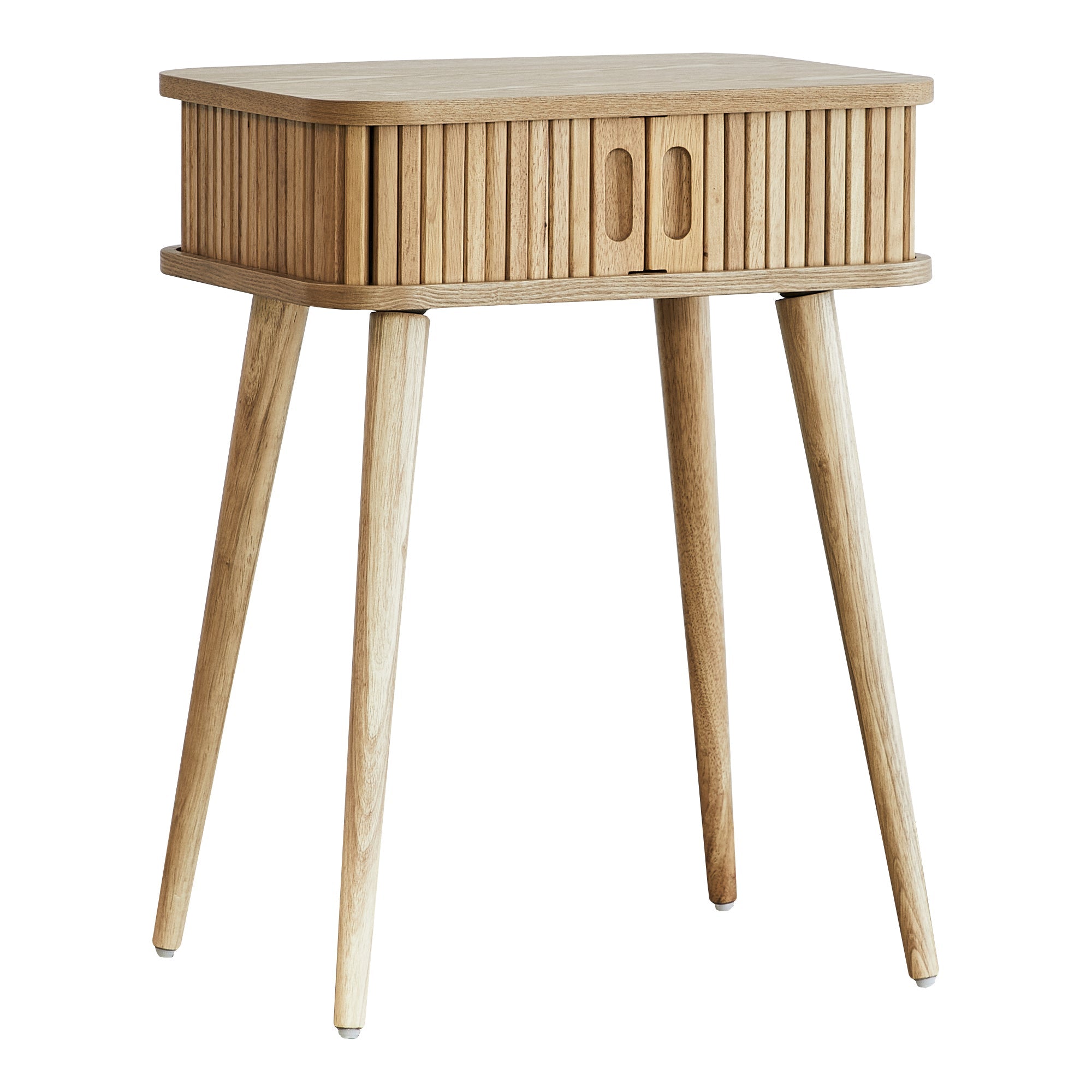 Curve 45Cm Bedside Table Natural Tables