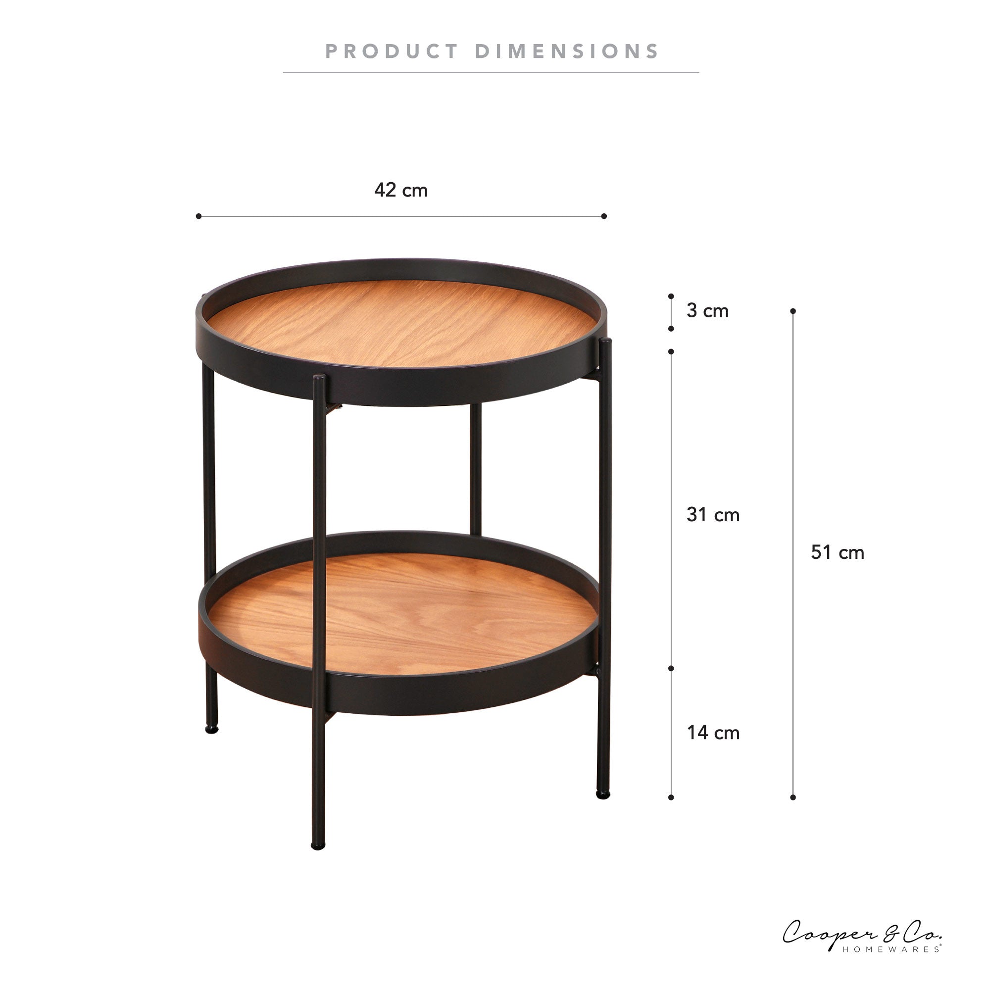 Jax 45Cm Side Table Tables