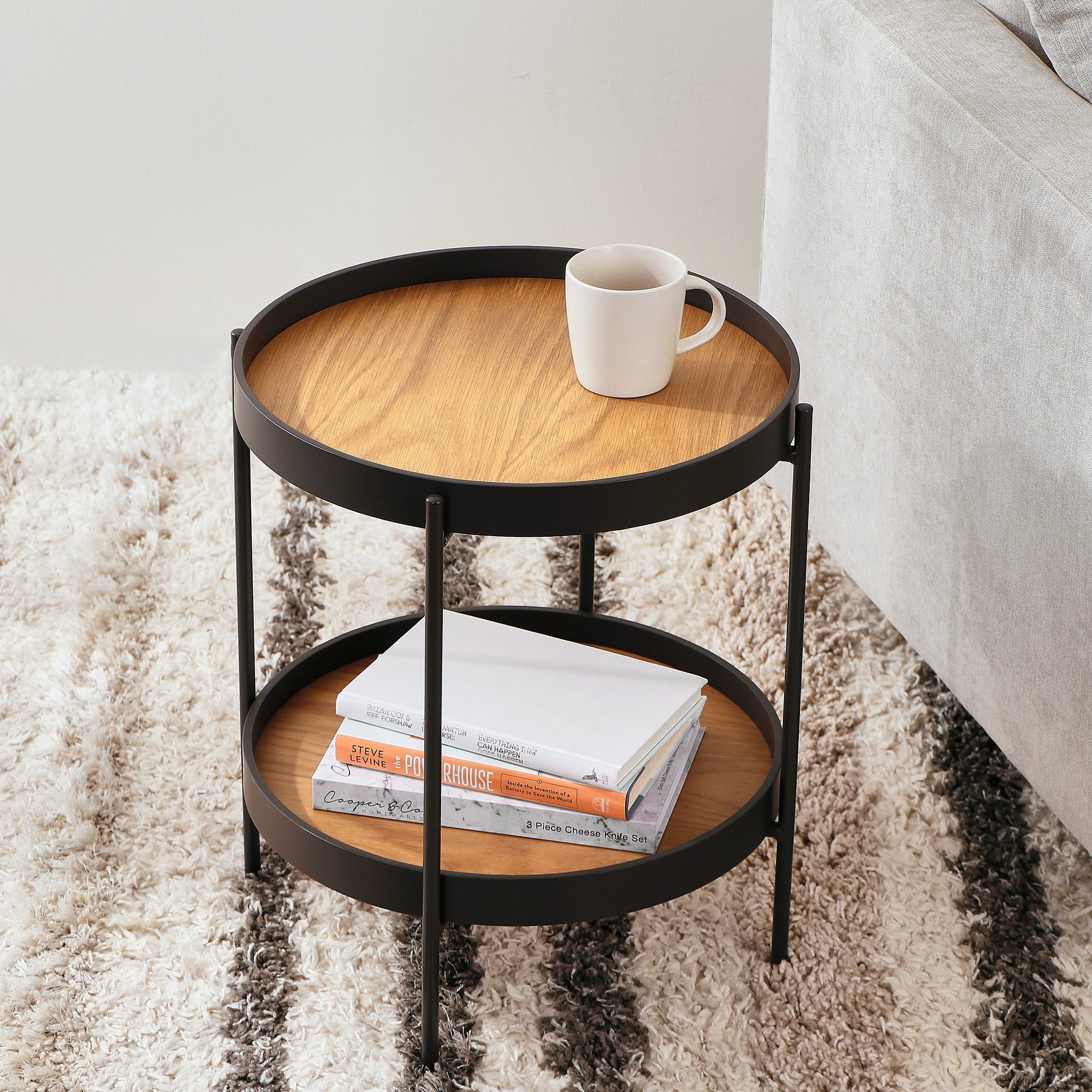 Jax 45Cm Side Table Black Tables