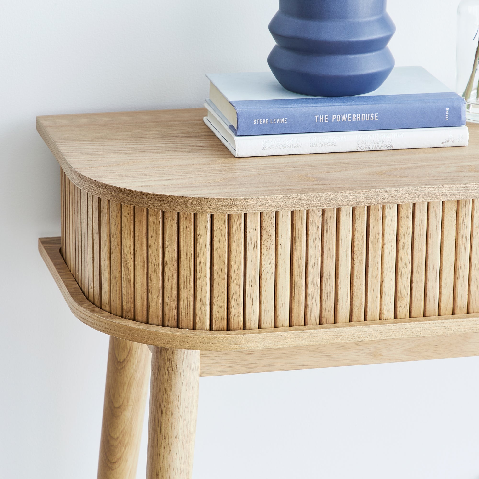 Curve 100Cm Console Table Natural Tables