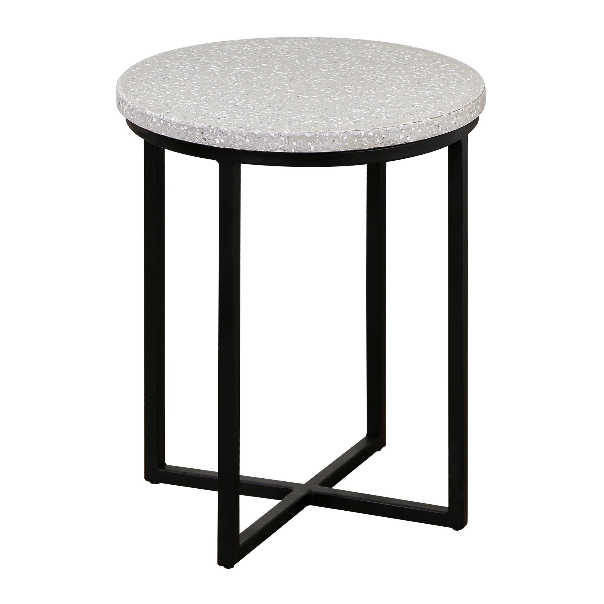 Rupert 45Cm Terrazzo Small Side Table Tables