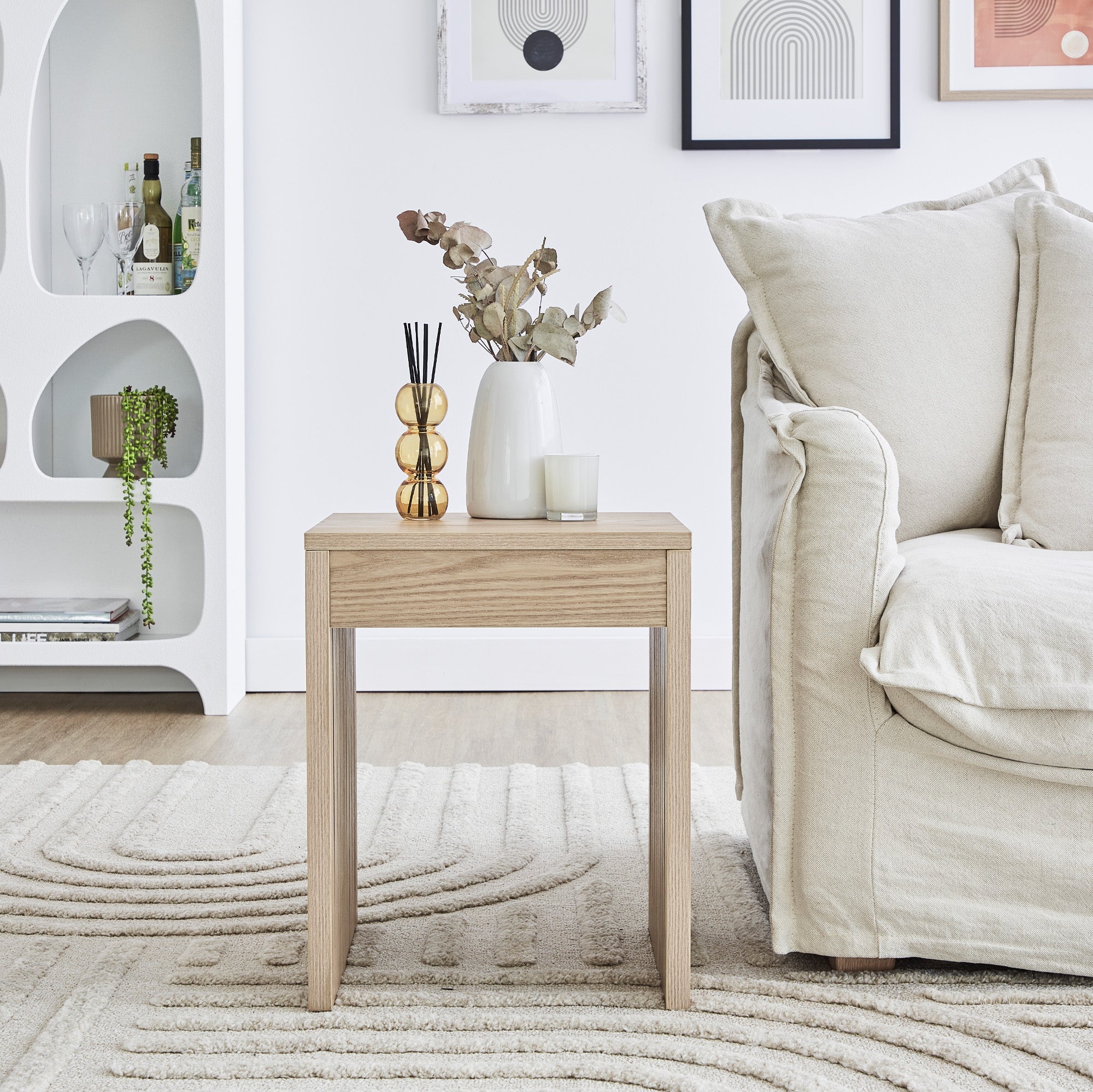 Harper 40cm Side Table Natural